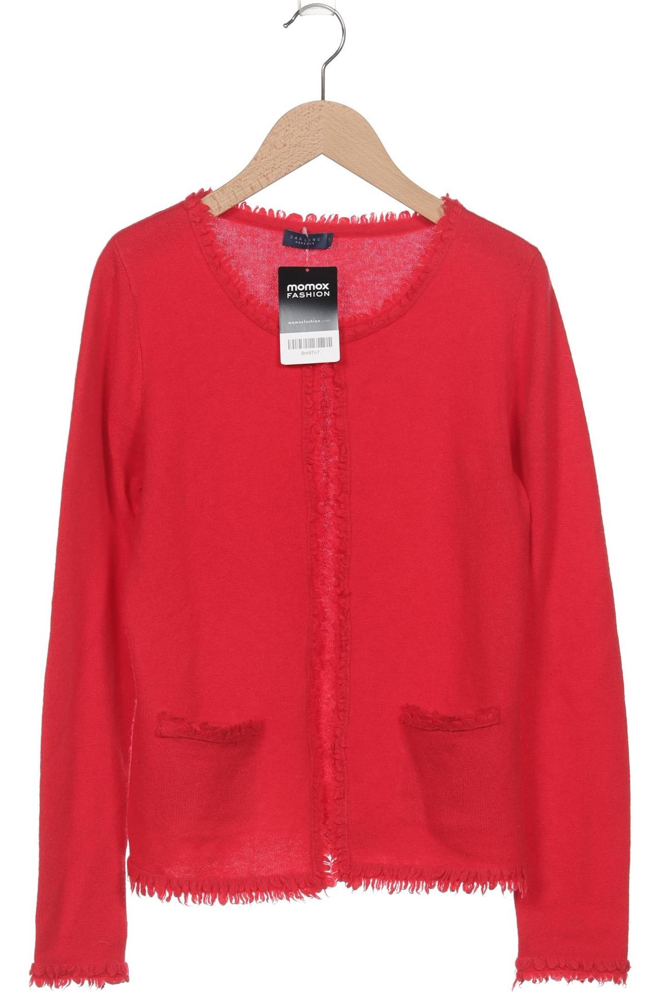 

darling harbour Damen Strickjacke, rot, Gr. 36