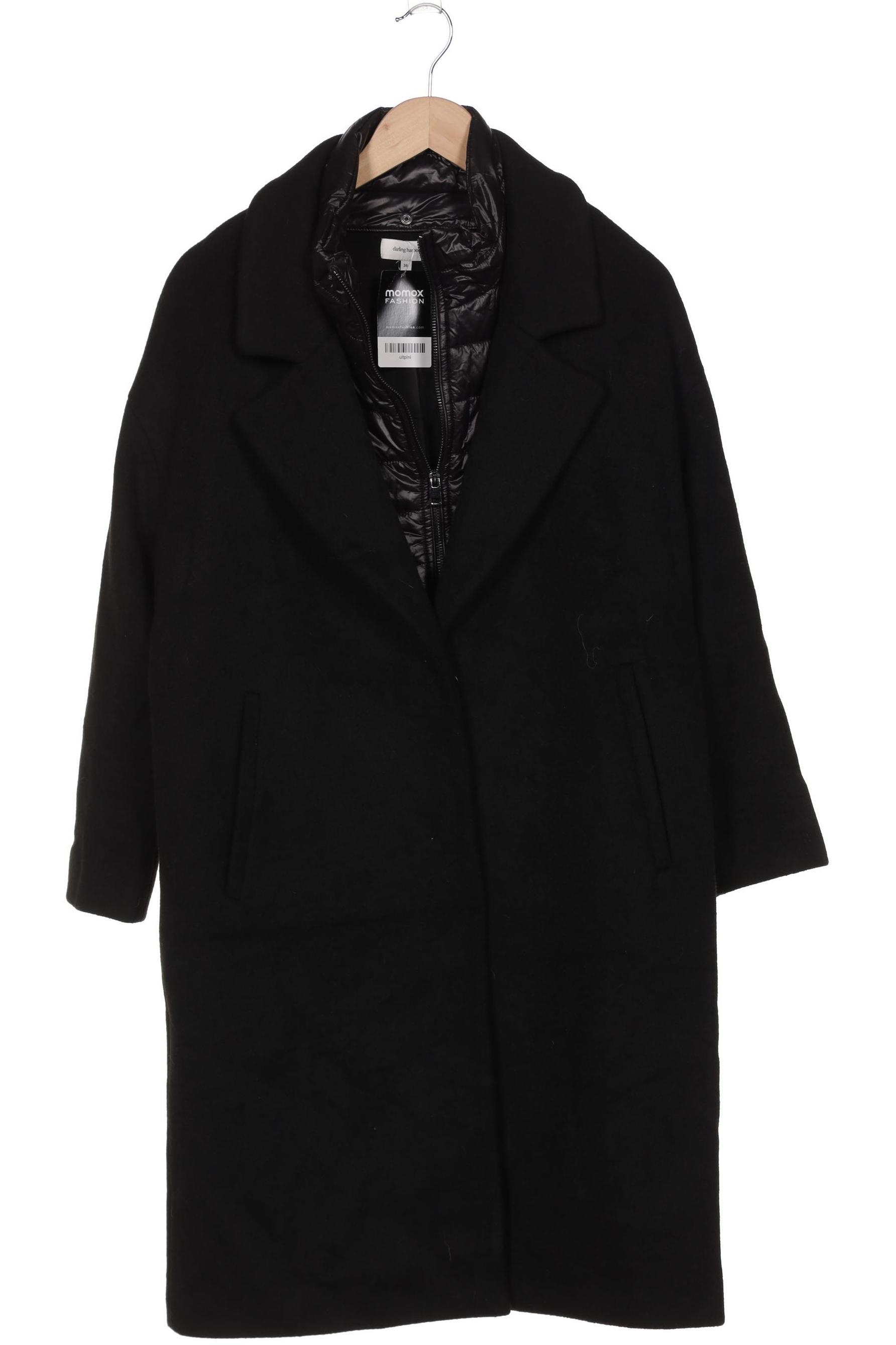 

darling harbour Damen Mantel, schwarz, Gr. 36