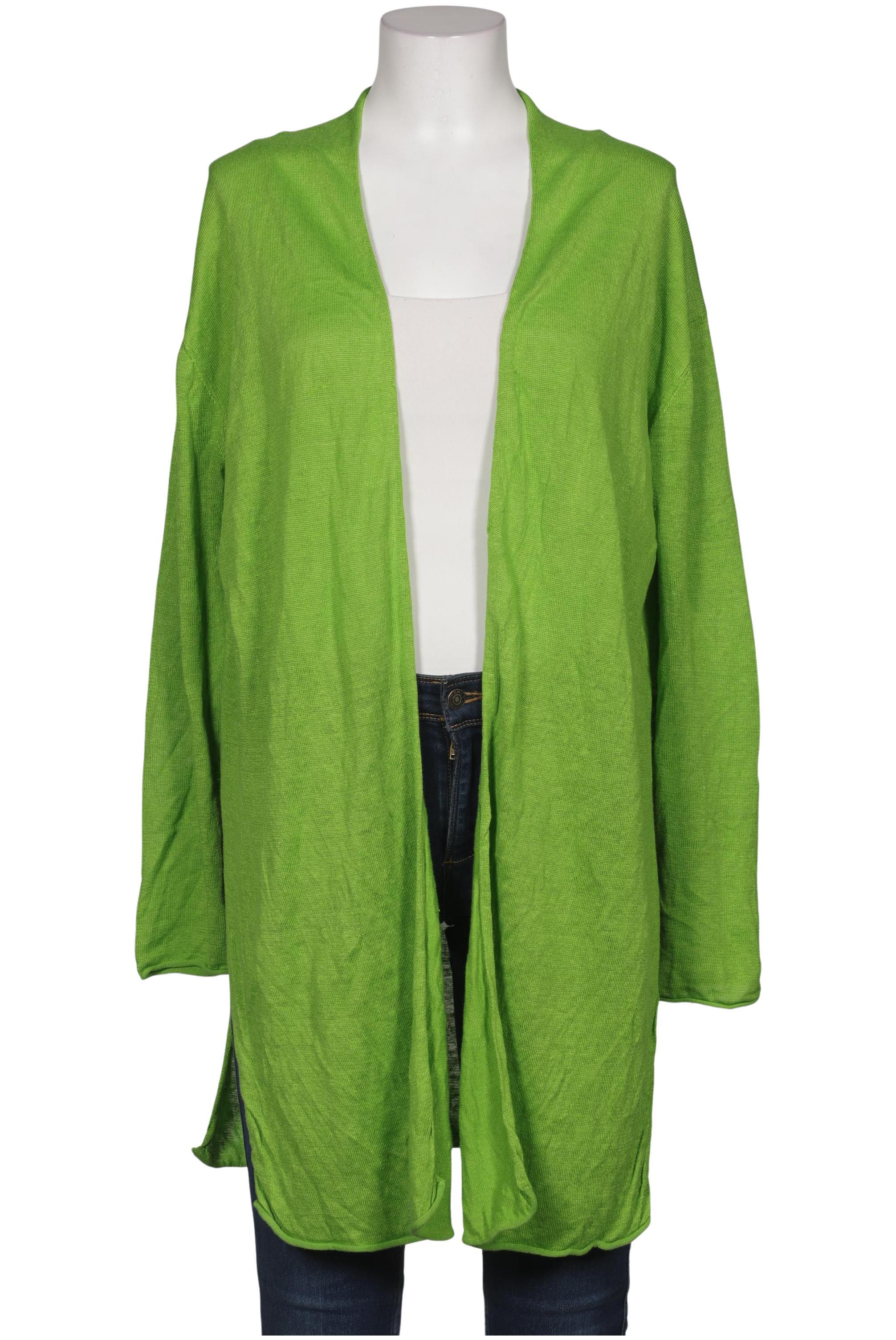 

darling harbour Damen Strickjacke, grün, Gr. 38