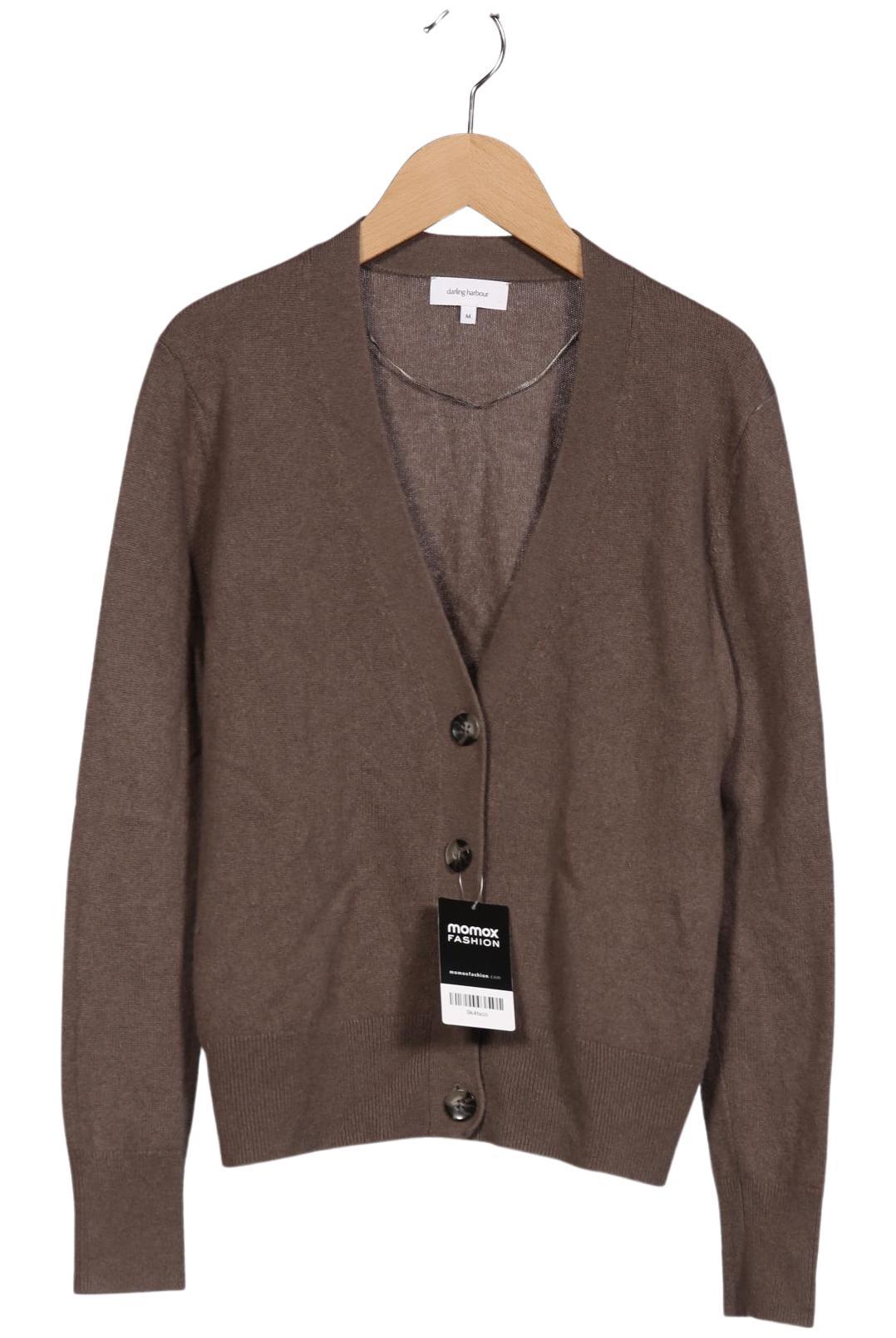 

darling harbour Damen Strickjacke, beige, Gr. 38