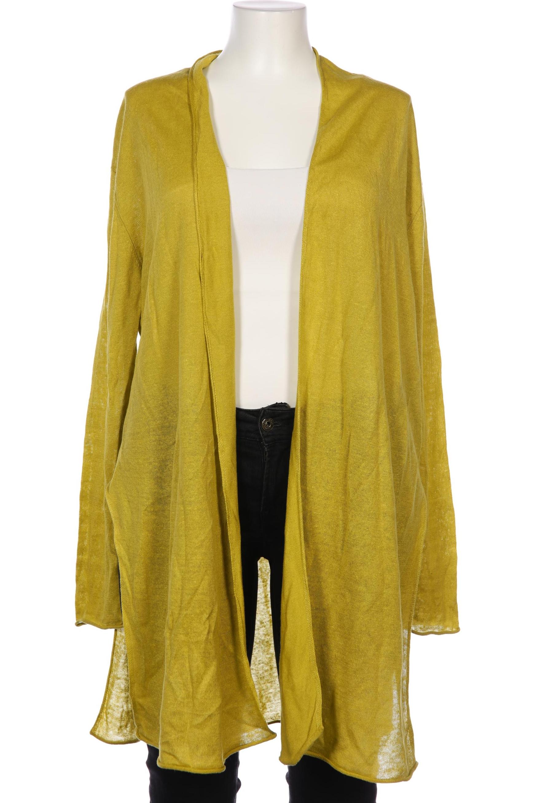 

darling harbour Damen Strickjacke, gelb, Gr. 42