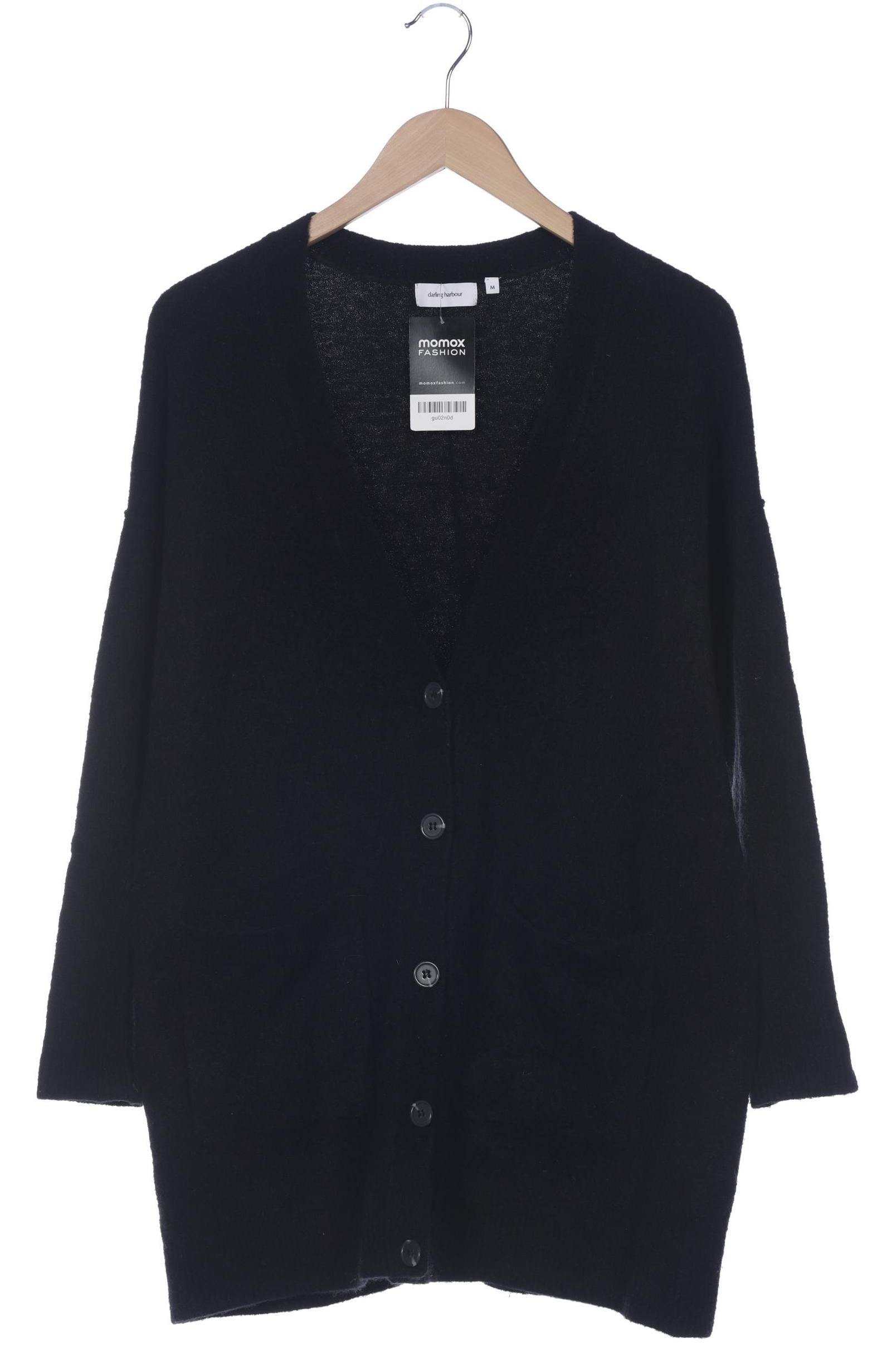 

darling harbour Damen Strickjacke, schwarz, Gr. 38