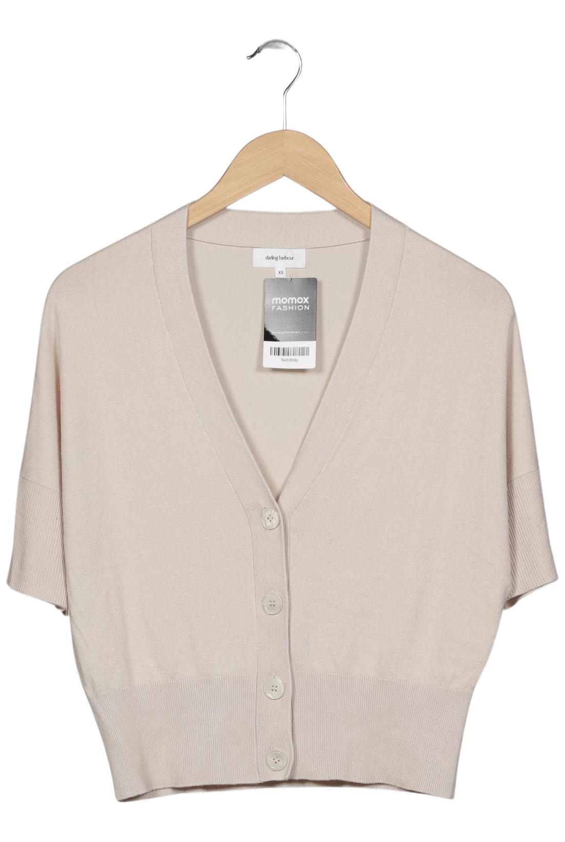

darling harbour Damen Strickjacke, beige, Gr. 34