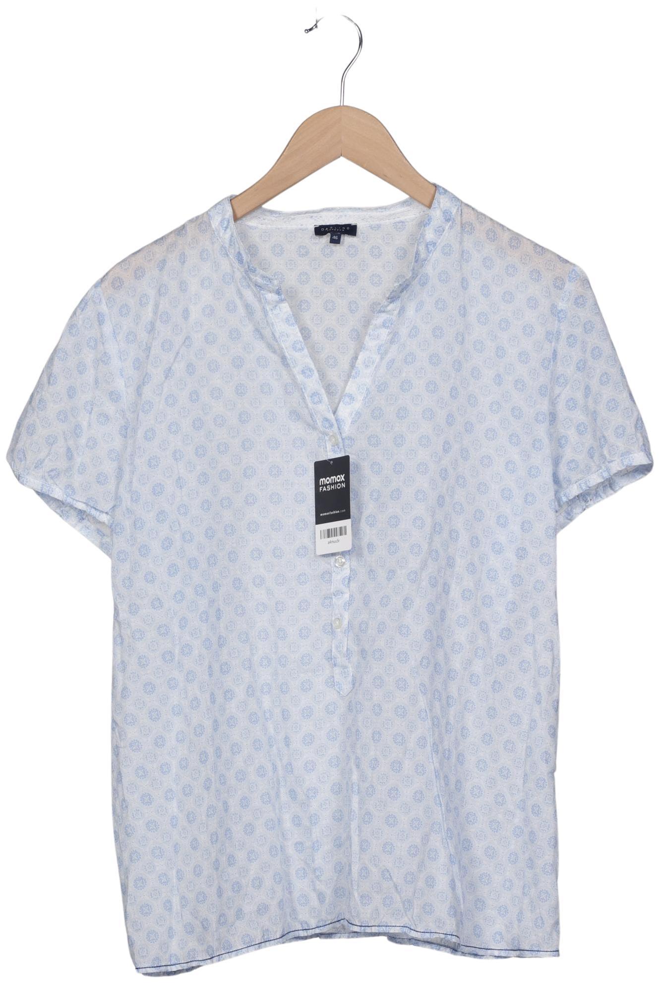 

darling harbour Damen Bluse, blau, Gr. 46