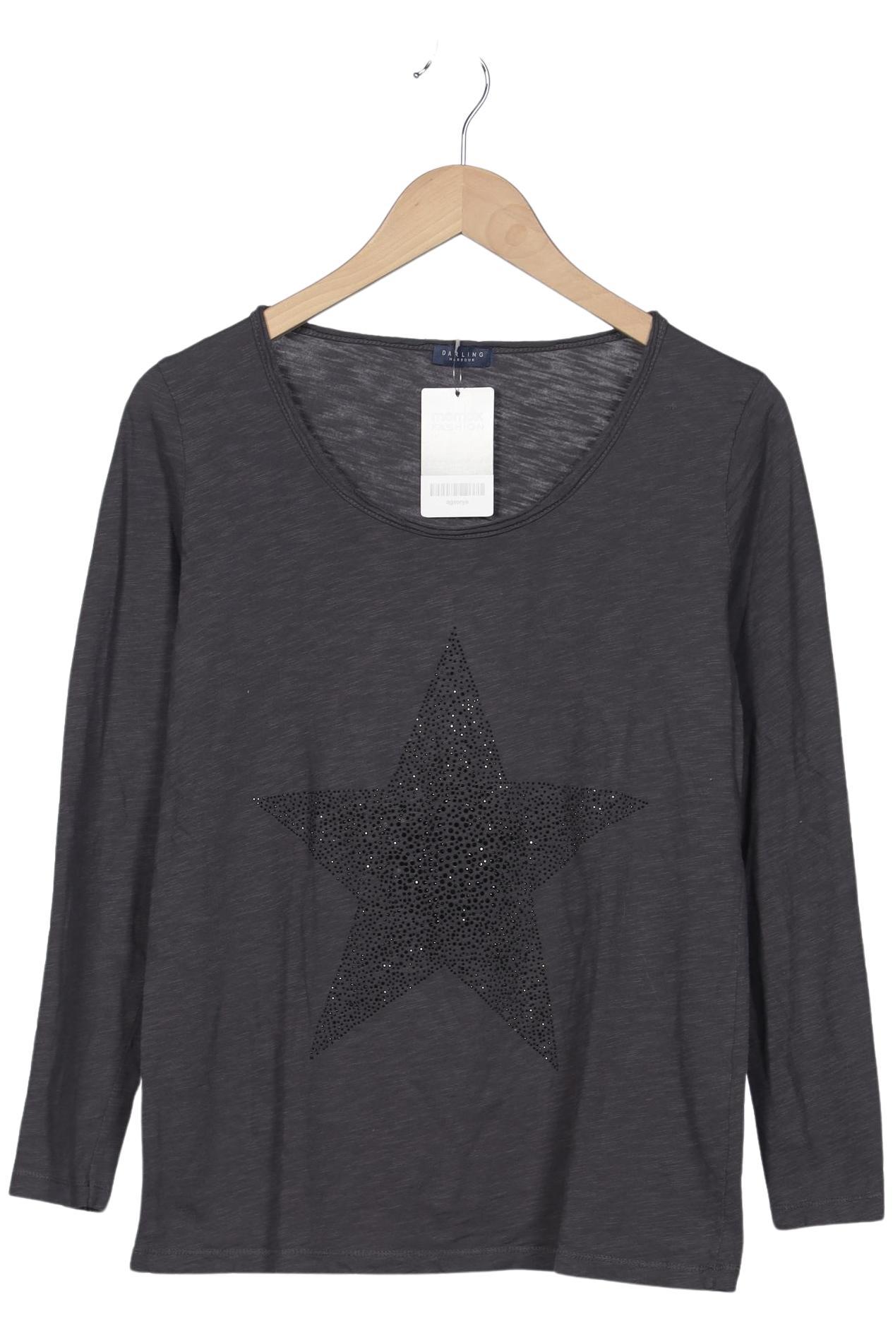 

darling harbour Damen Langarmshirt, grau, Gr. 42