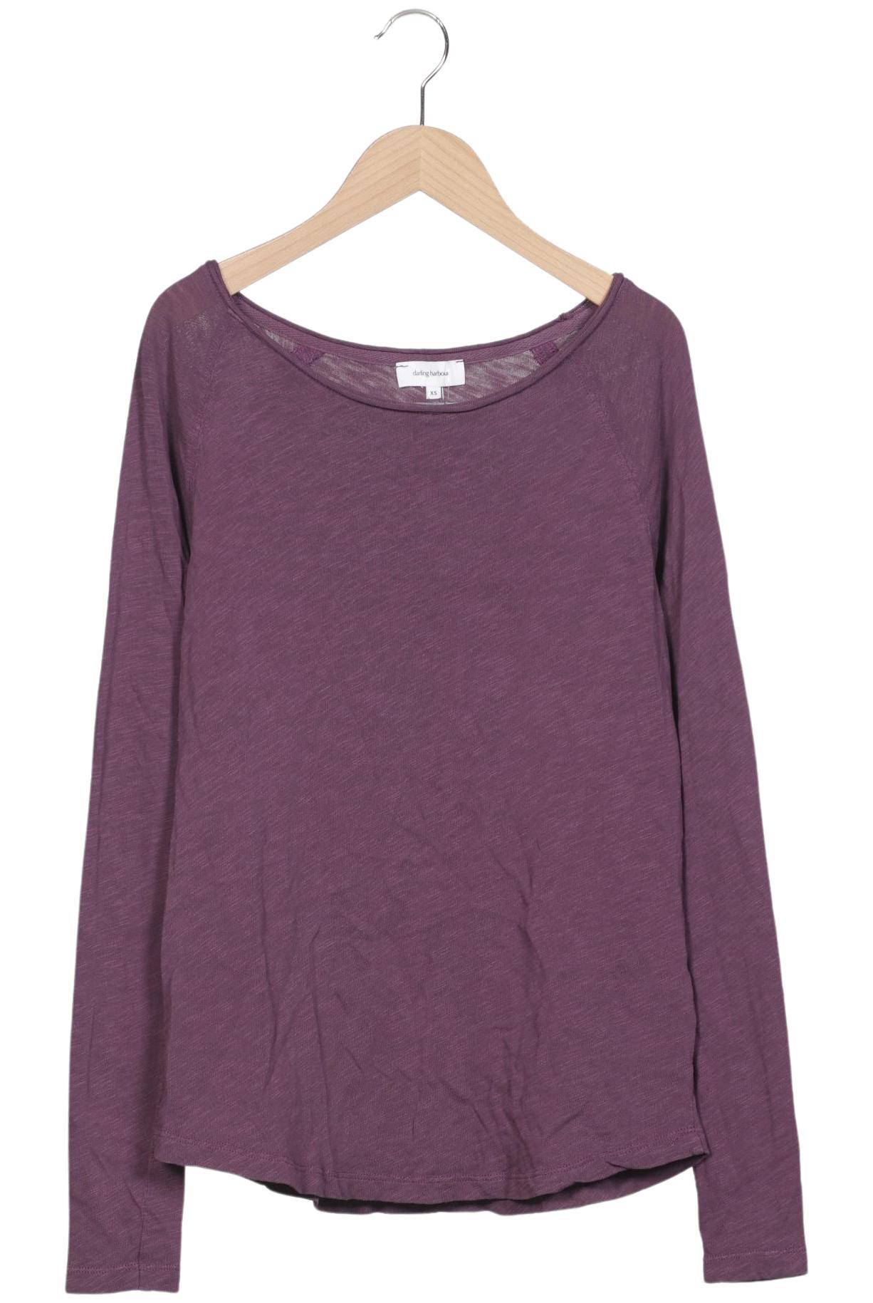 

darling harbour Damen Langarmshirt, flieder, Gr. 34