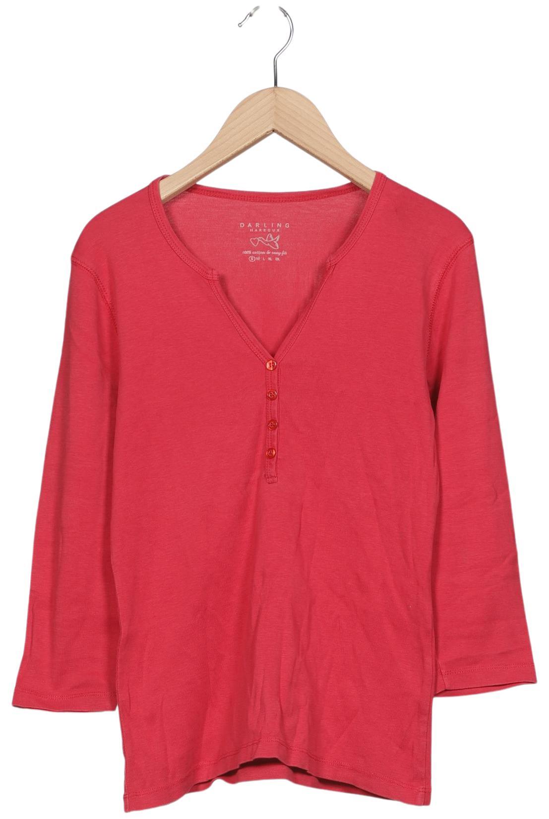 

darling harbour Damen Langarmshirt, rot, Gr. 36