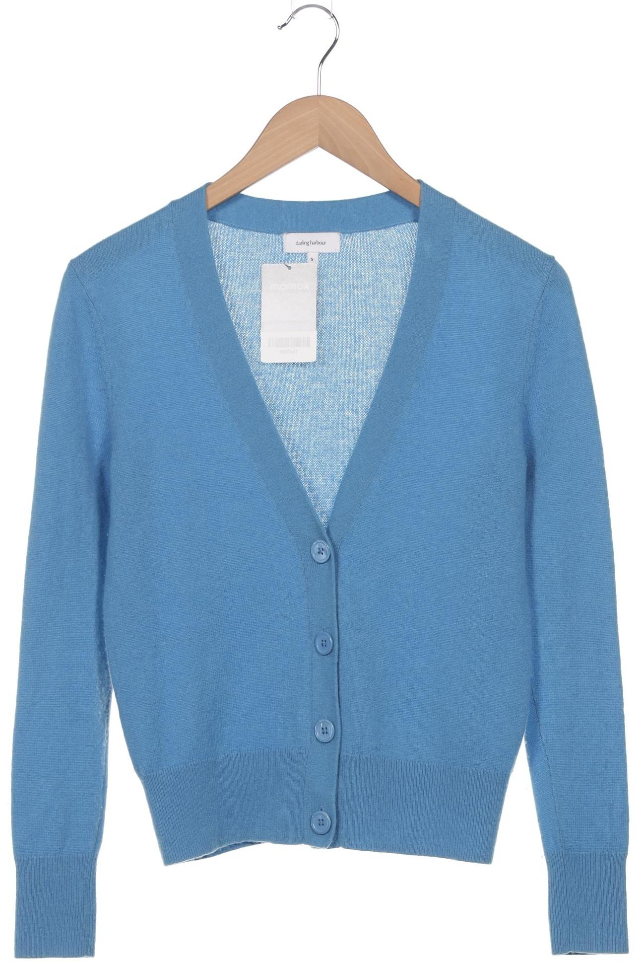 

darling harbour Damen Strickjacke, blau, Gr. 36
