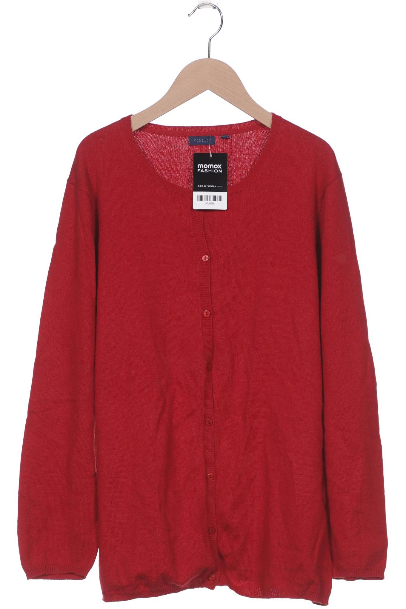 

darling harbour Damen Strickjacke, rot, Gr. 46