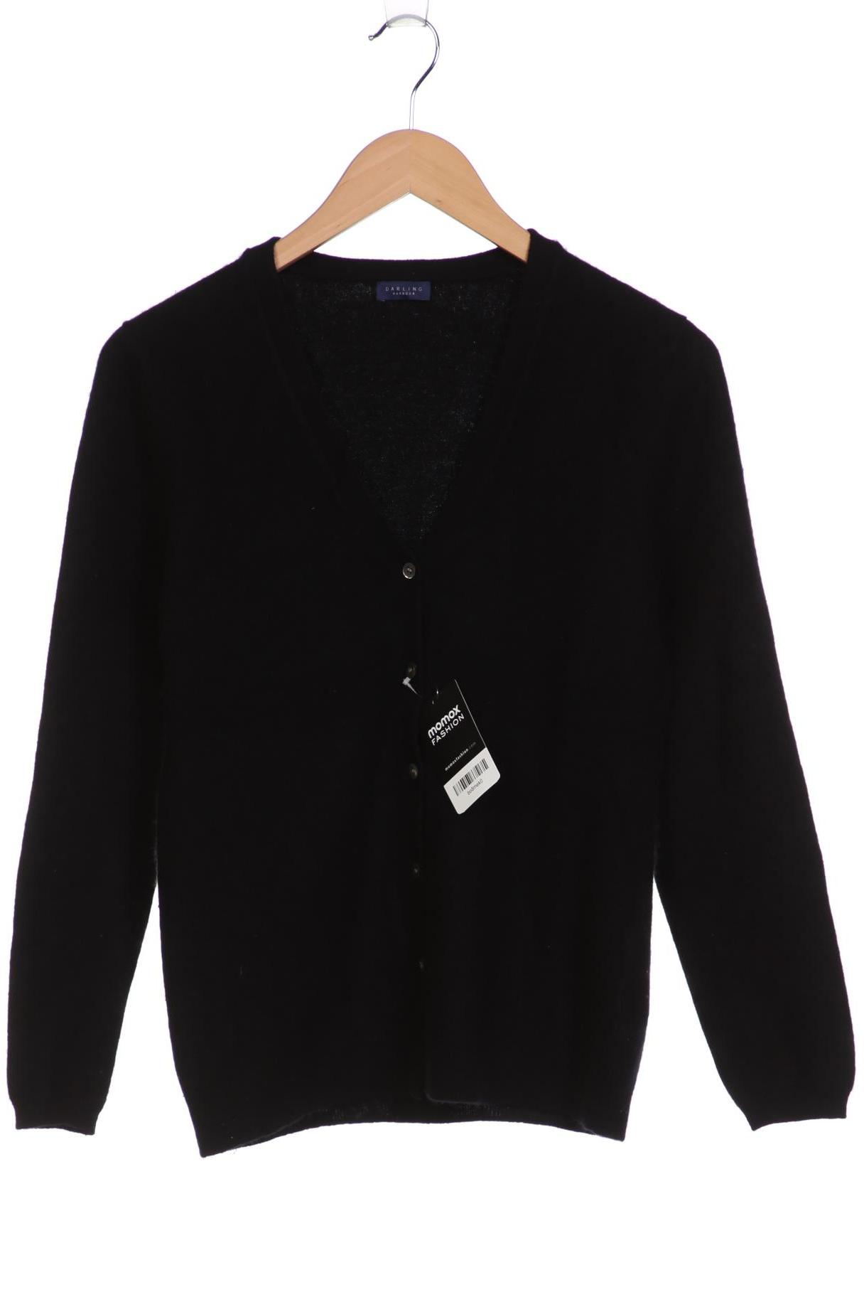 

darling harbour Damen Strickjacke, schwarz, Gr. 38