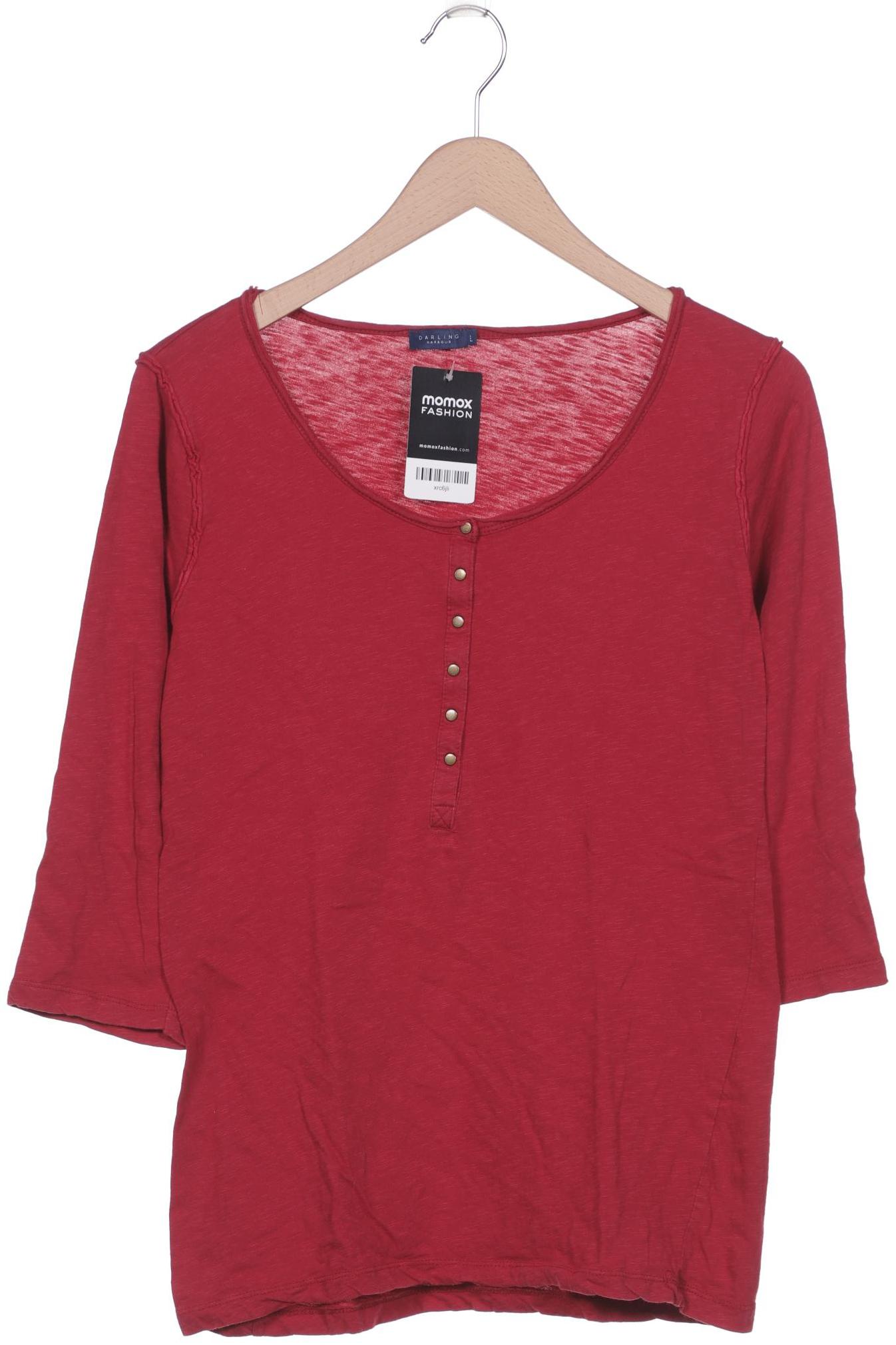 

darling harbour Damen Langarmshirt, rot, Gr. 42