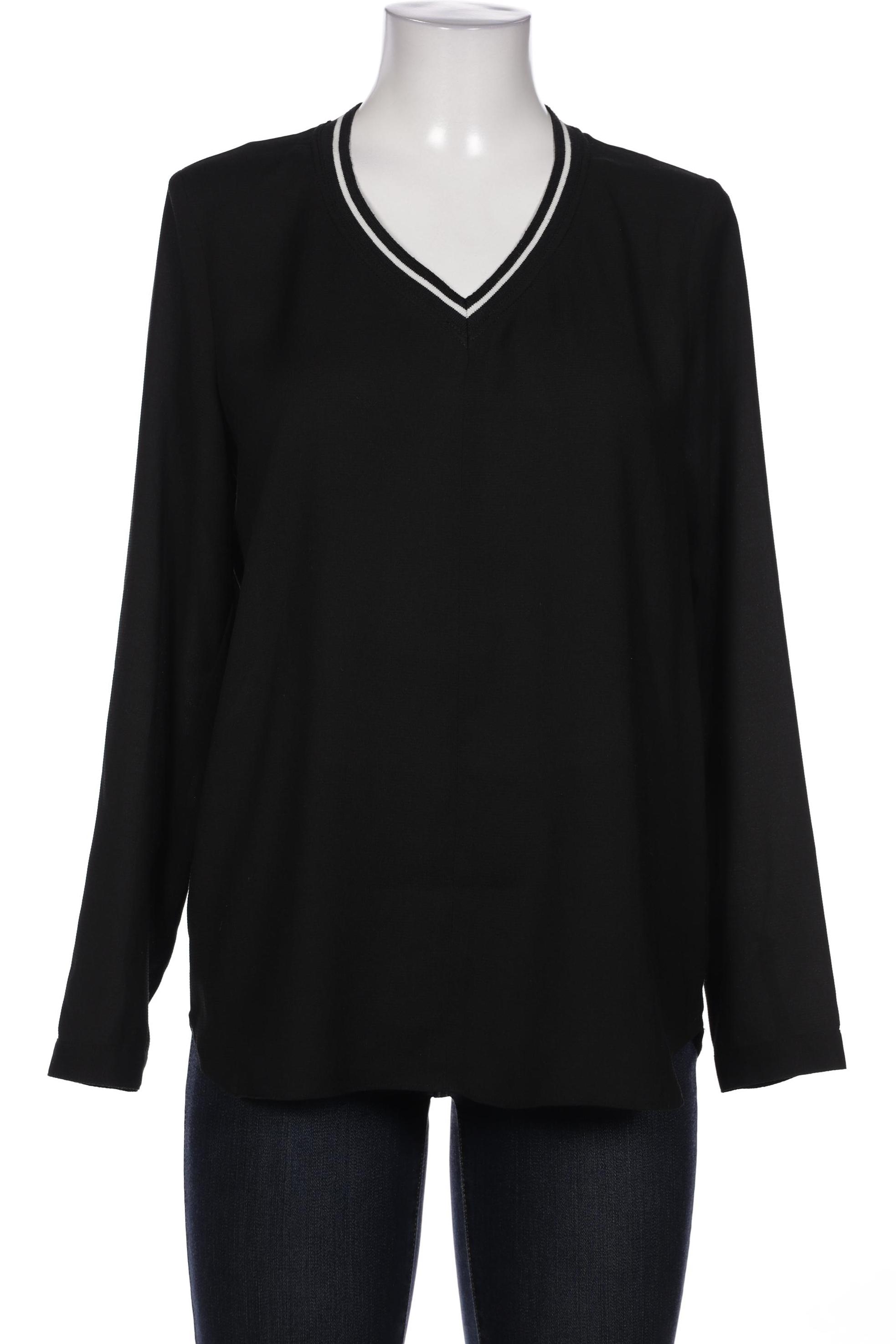 

darling harbour Damen Langarmshirt, schwarz, Gr. 38