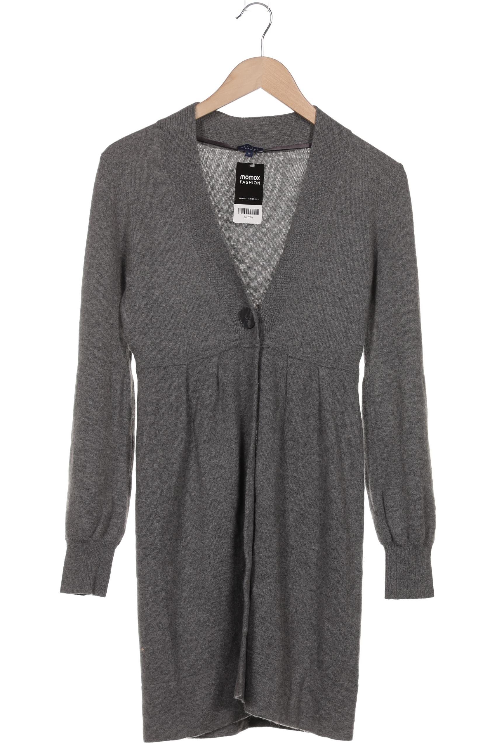 

darling harbour Damen Strickjacke, grau, Gr. 38