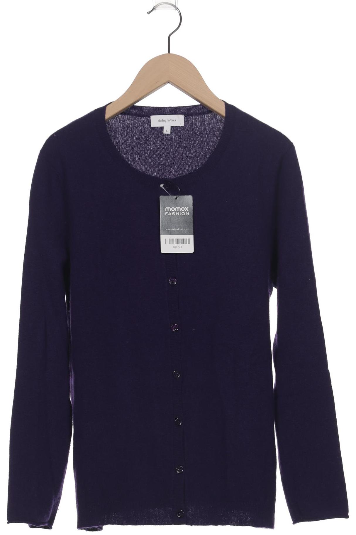 

darling harbour Damen Strickjacke, flieder, Gr. 42