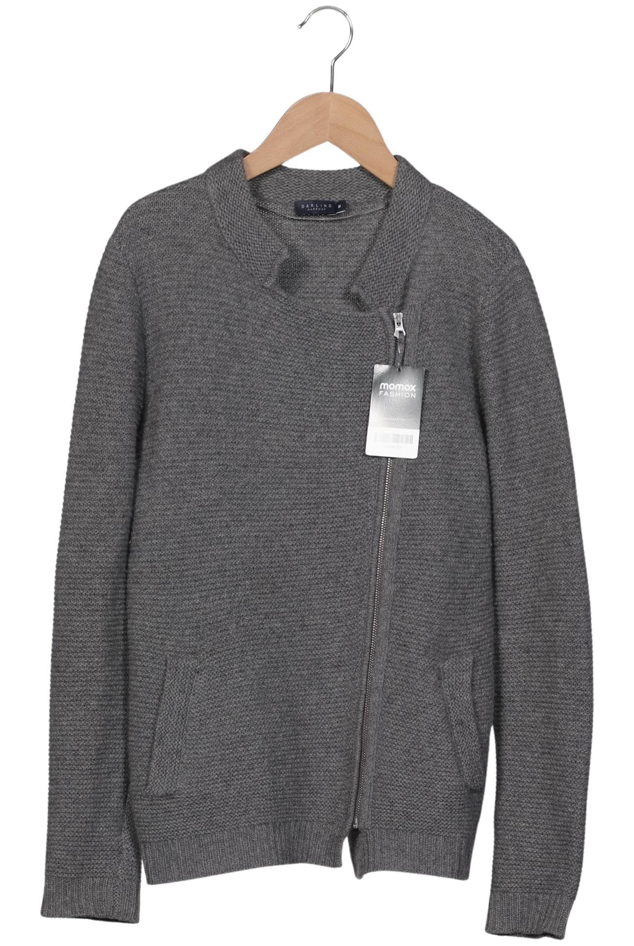 

darling harbour Damen Strickjacke, grau, Gr. 38