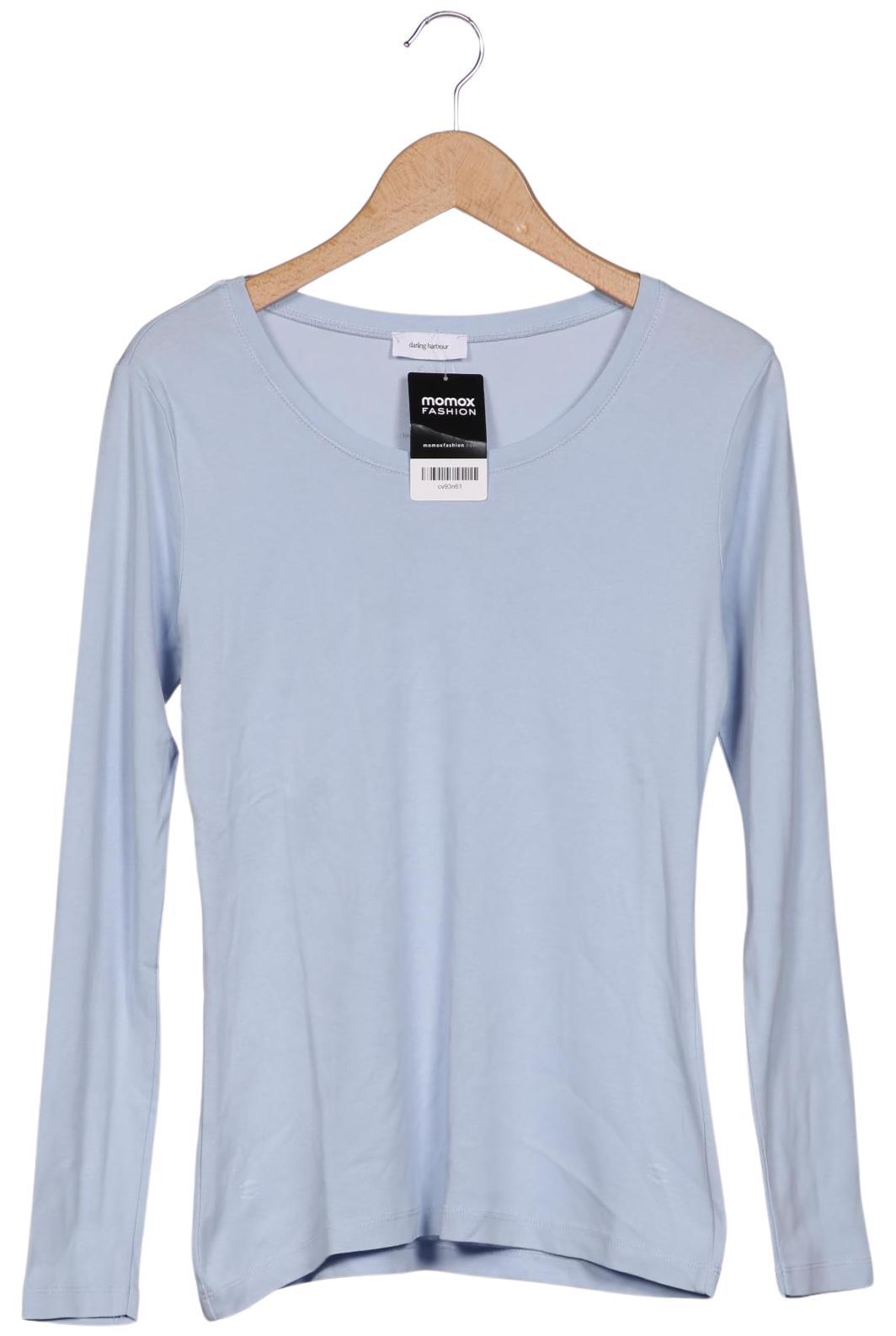 

darling harbour Damen Langarmshirt, hellblau, Gr. 42