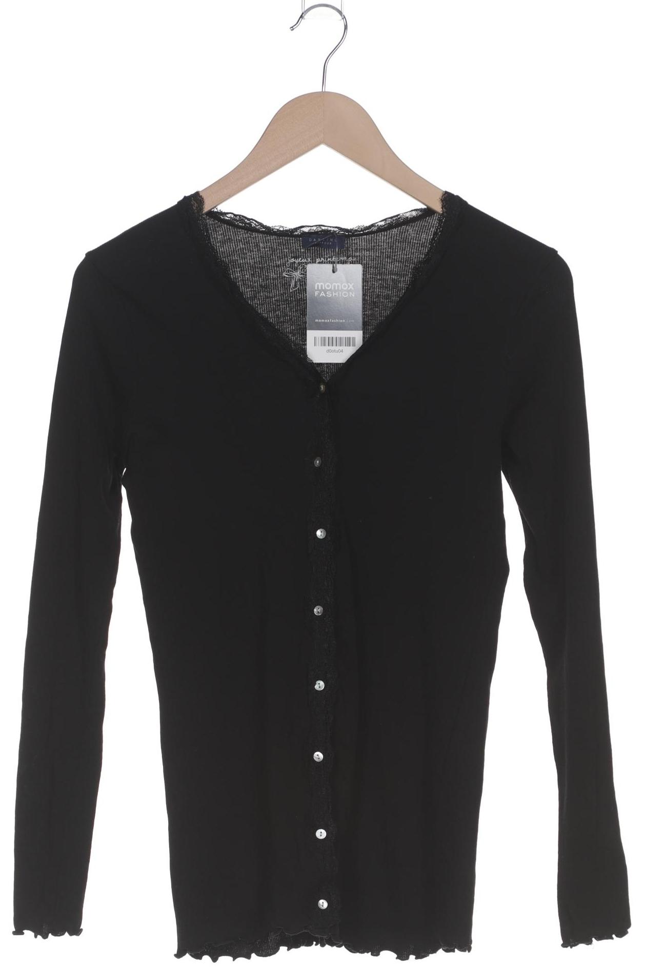 

darling harbour Damen Strickjacke, schwarz, Gr. 42