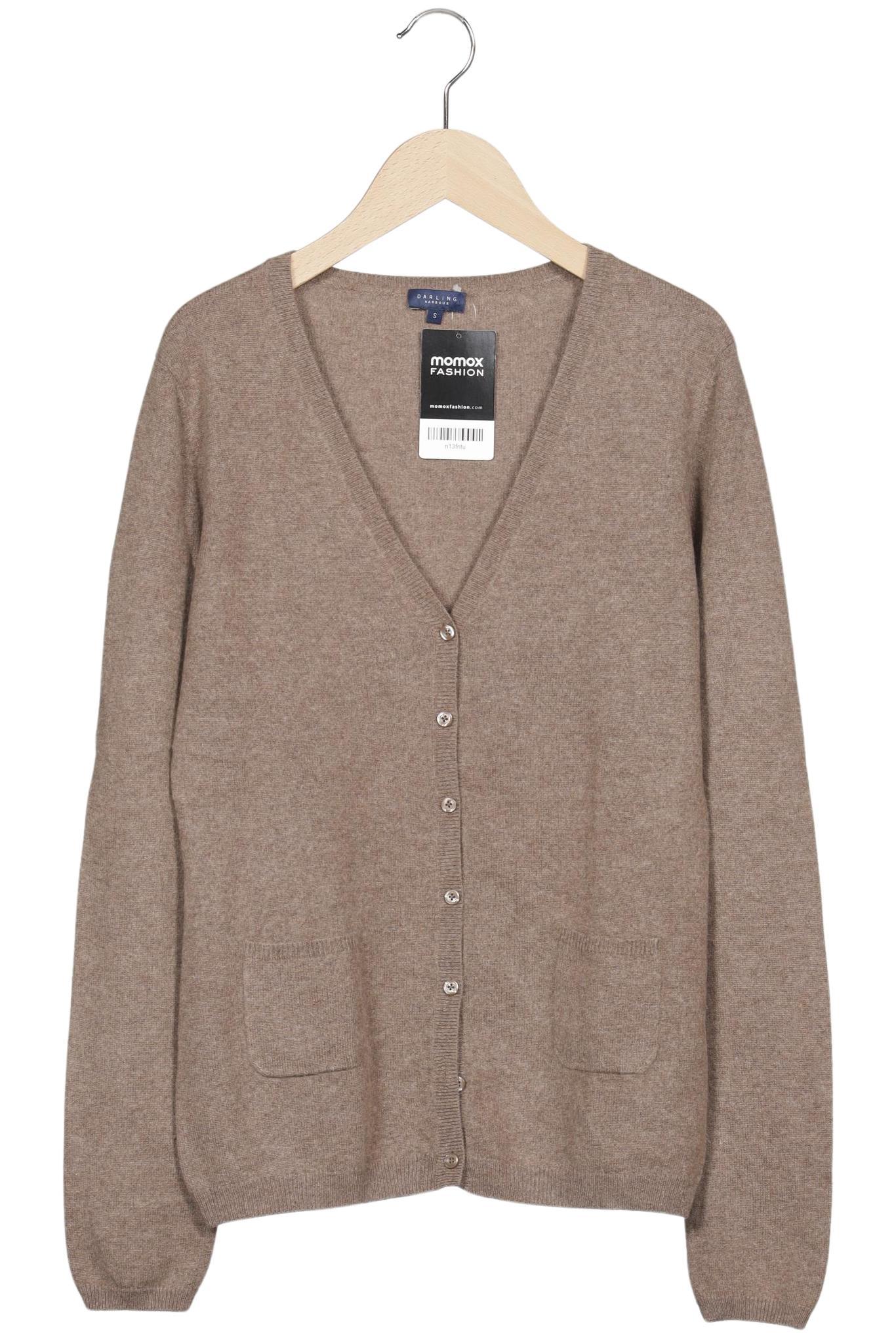 

darling harbour Damen Strickjacke, beige, Gr. 36