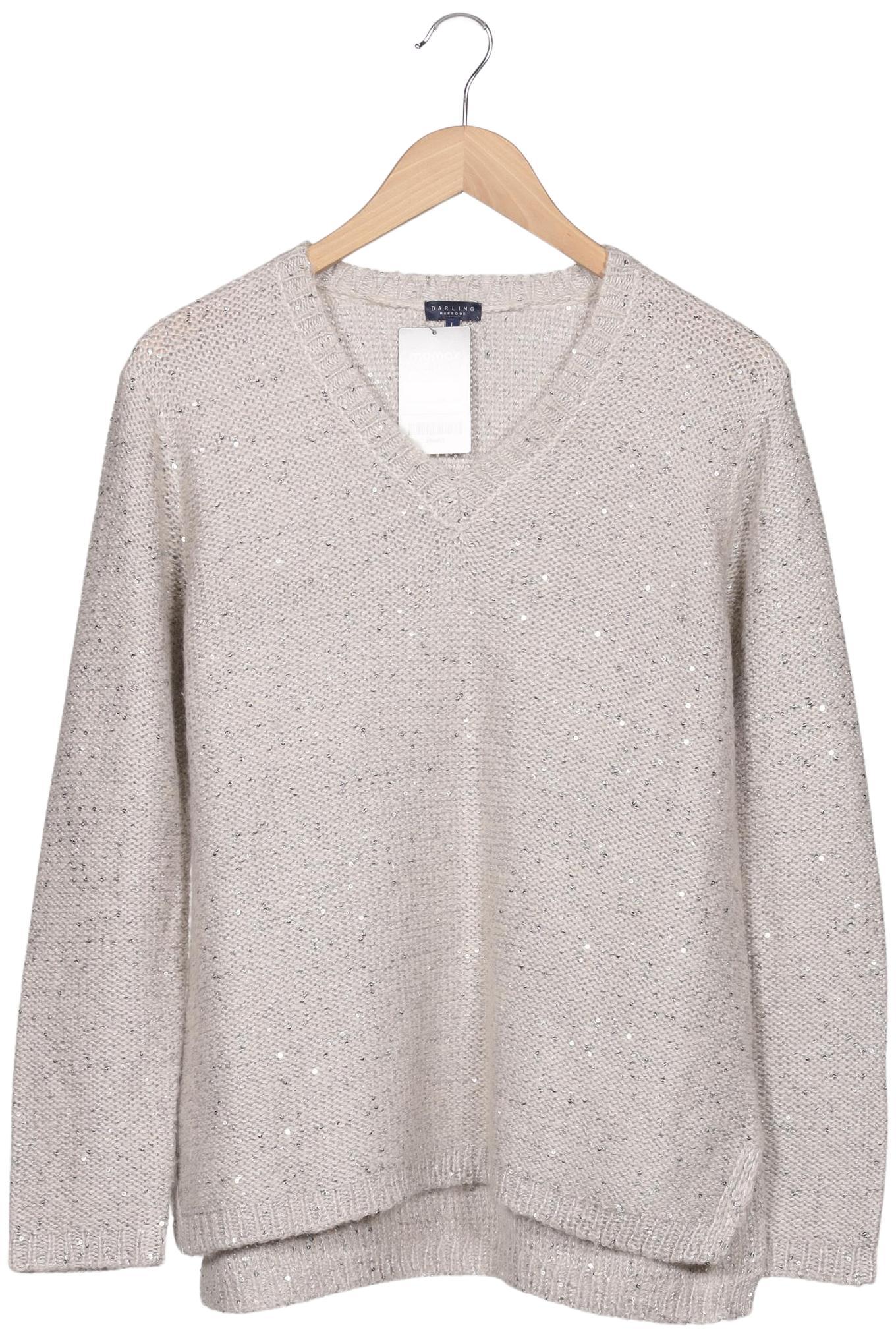 

darling harbour Damen Pullover, grau, Gr. 42