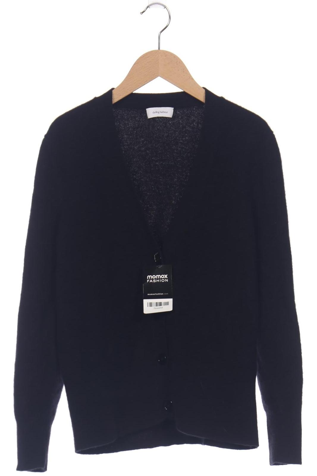 

darling harbour Damen Strickjacke, schwarz, Gr. 38