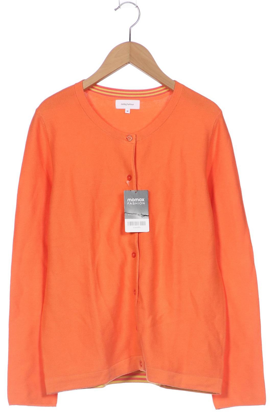 

darling harbour Damen Strickjacke, orange, Gr. 38