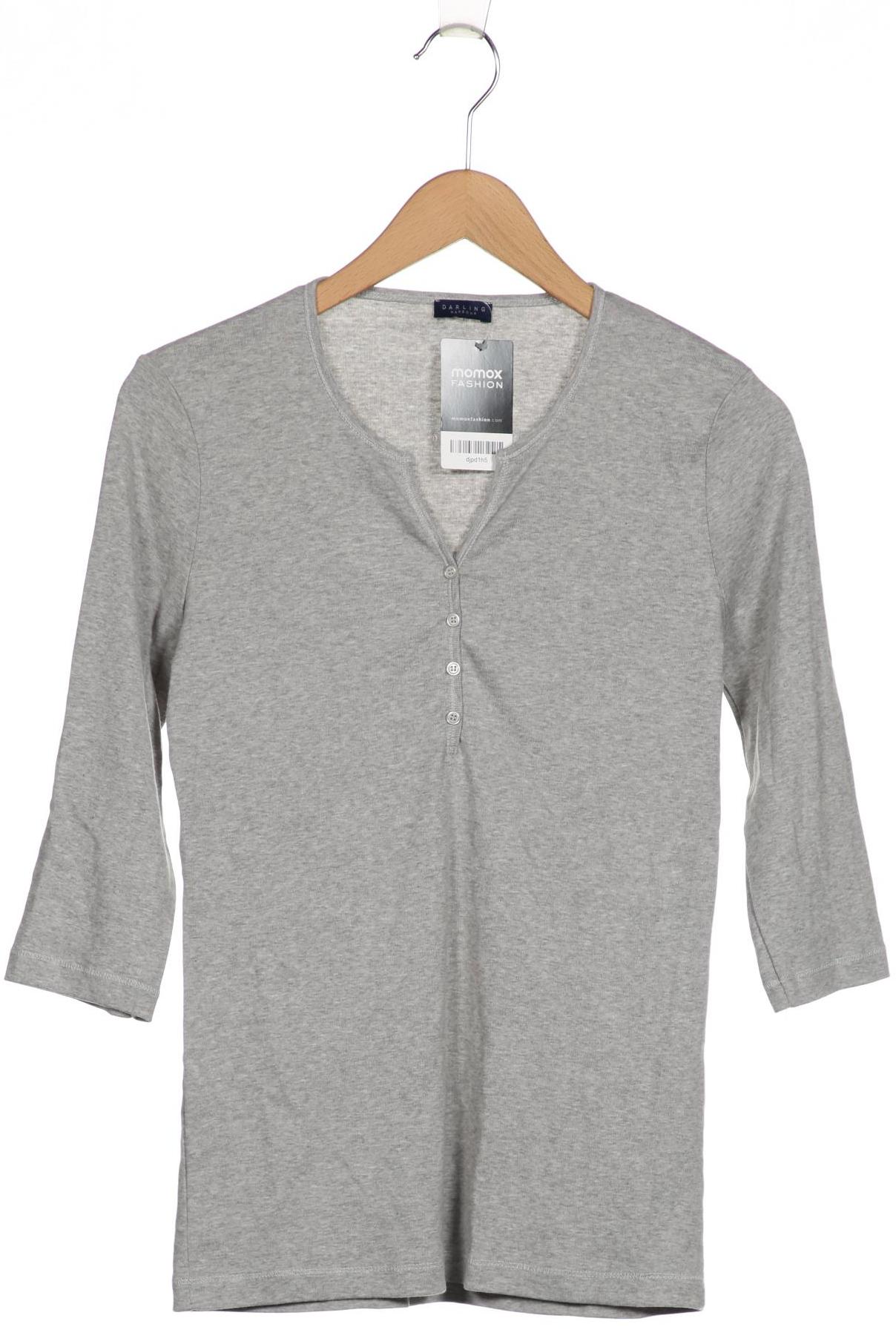 

darling harbour Damen Langarmshirt, grau