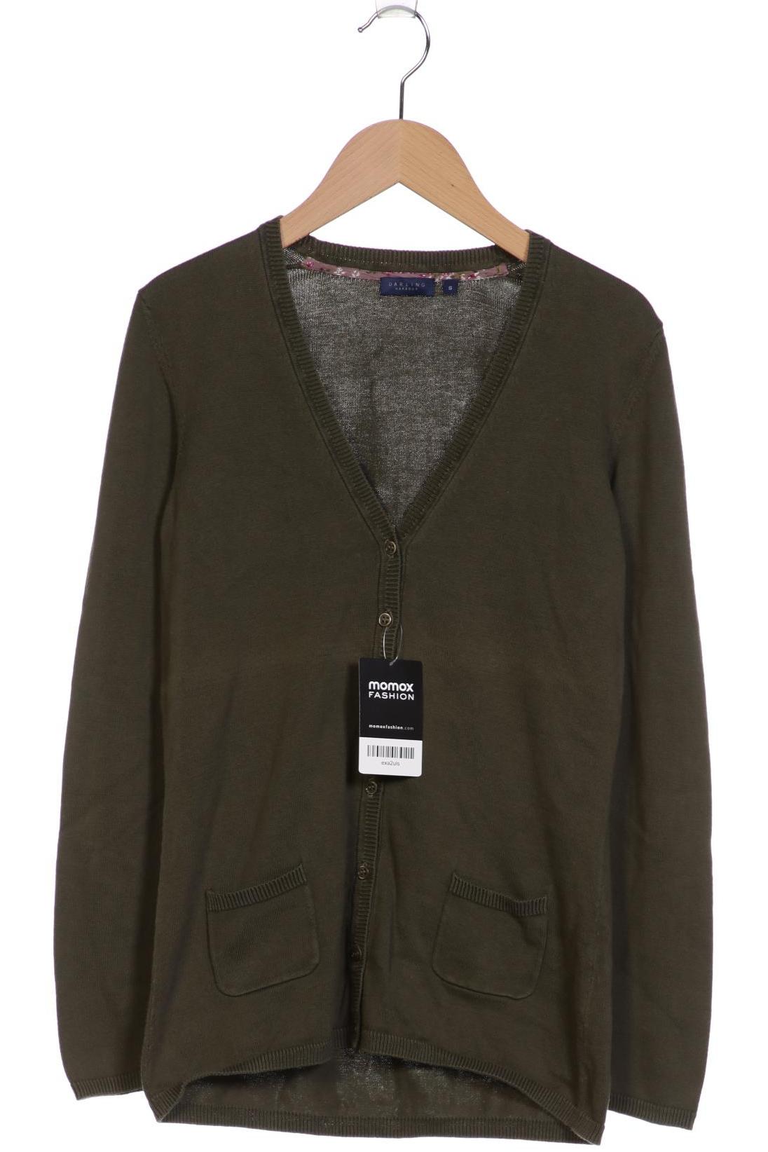 

darling harbour Damen Strickjacke, grün, Gr. 36