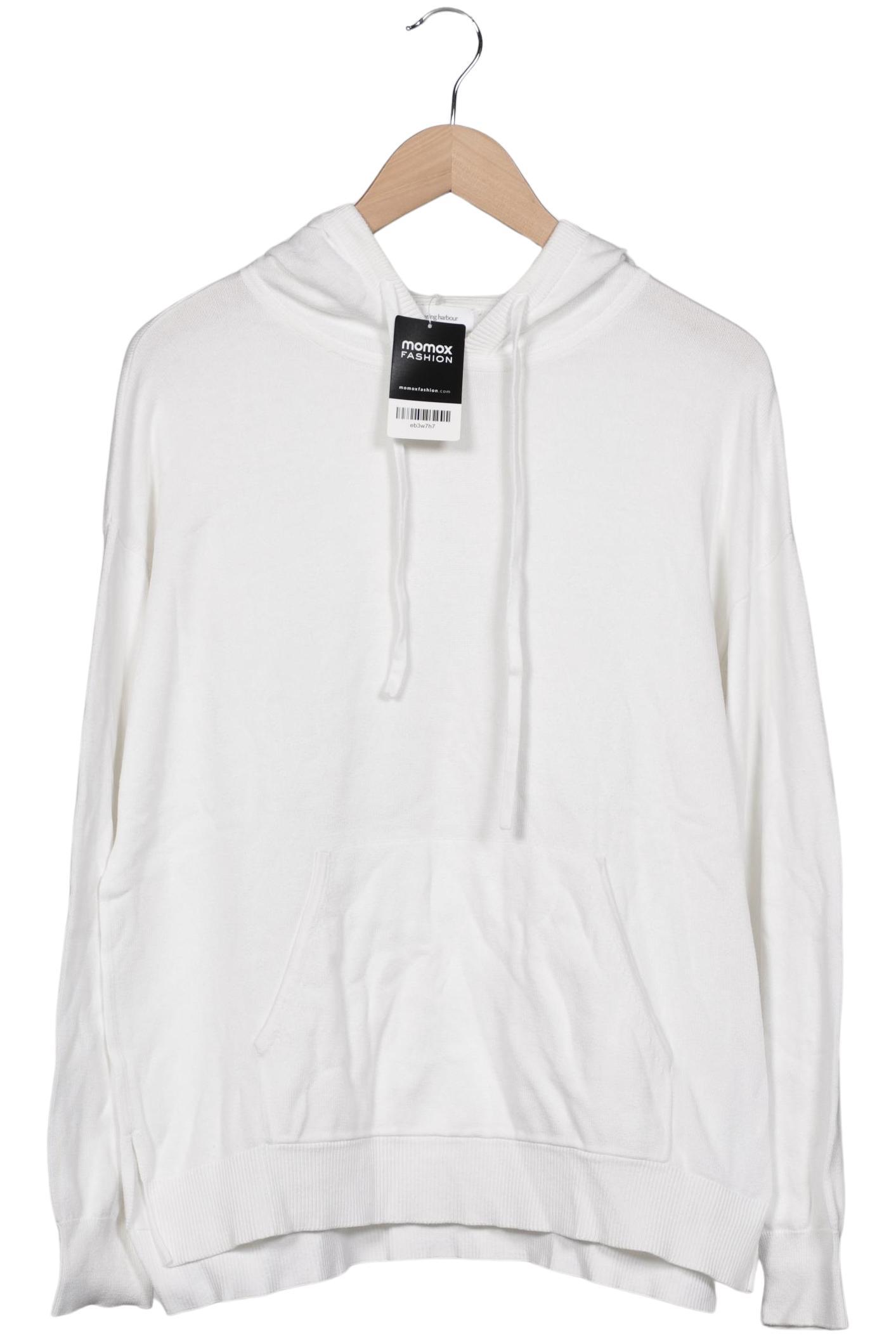 

darling harbour Damen Kapuzenpullover, weiß, Gr. 44