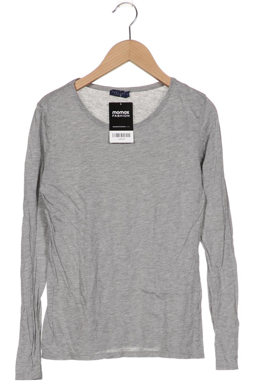 

darling harbour Damen Langarmshirt, grau, Gr. 38