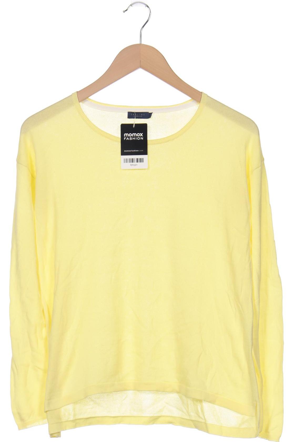 

darling harbour Damen Pullover, gelb, Gr. 36