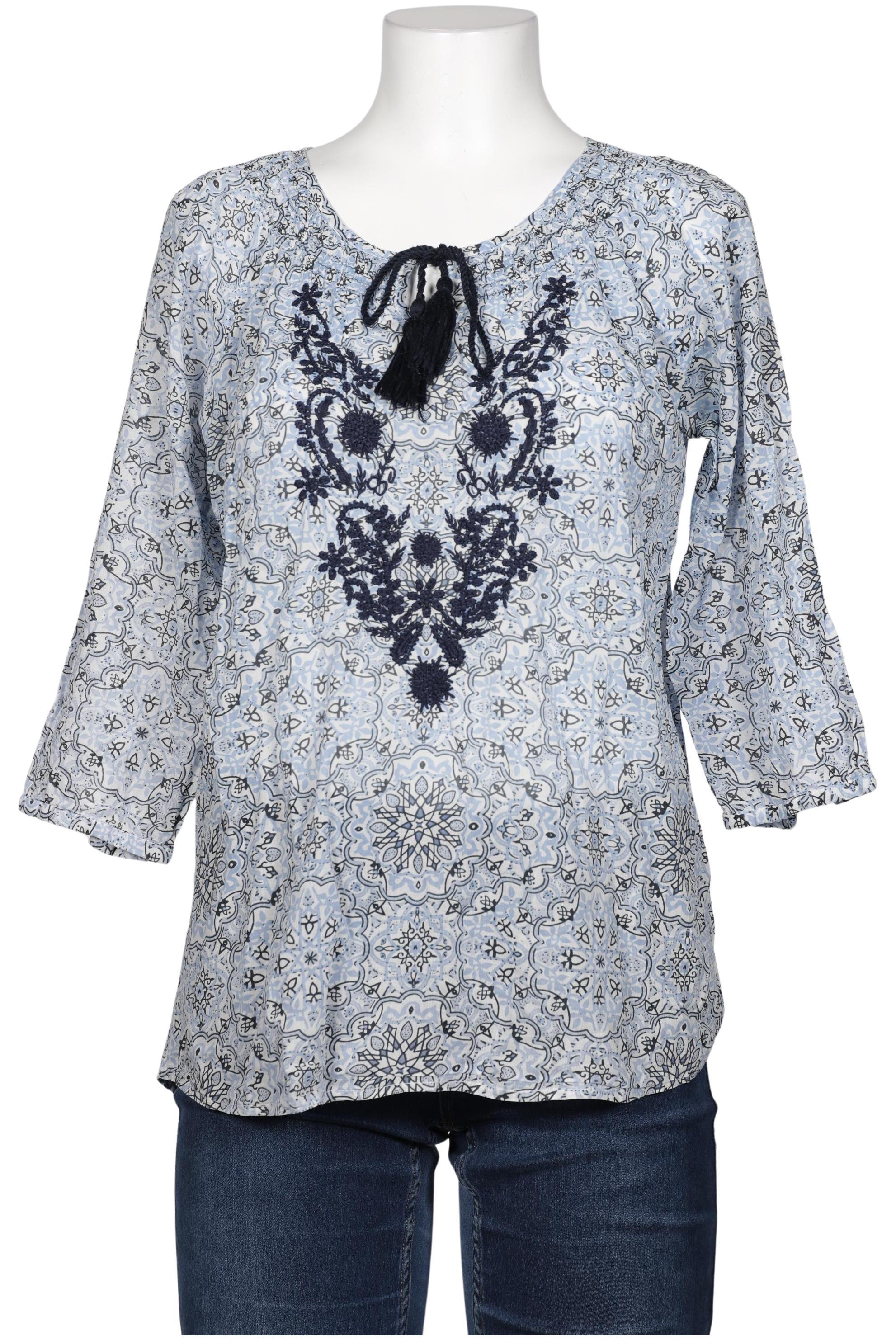 

darling harbour Damen Bluse, blau, Gr. 38