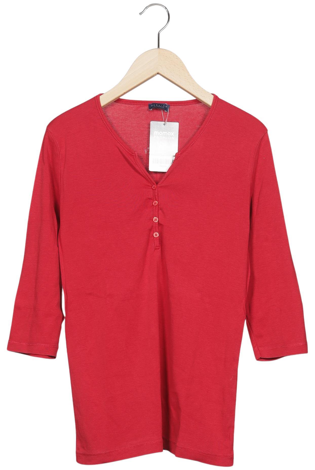 

darling harbour Damen Langarmshirt, rot, Gr. 38