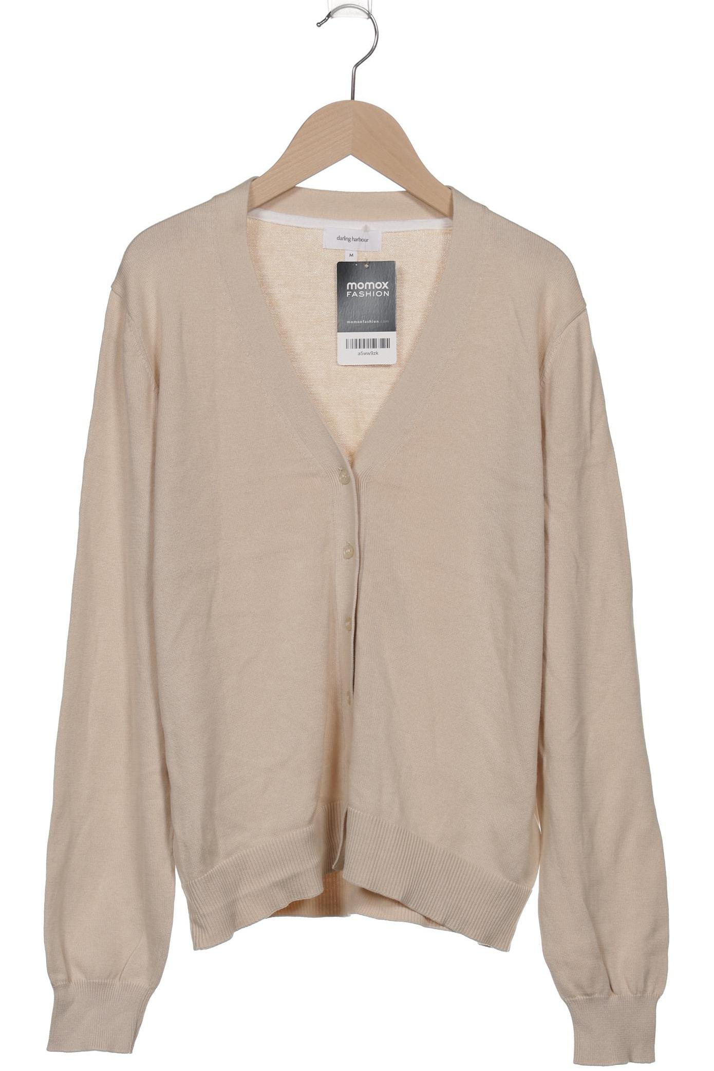 

darling harbour Damen Strickjacke, beige, Gr. 38
