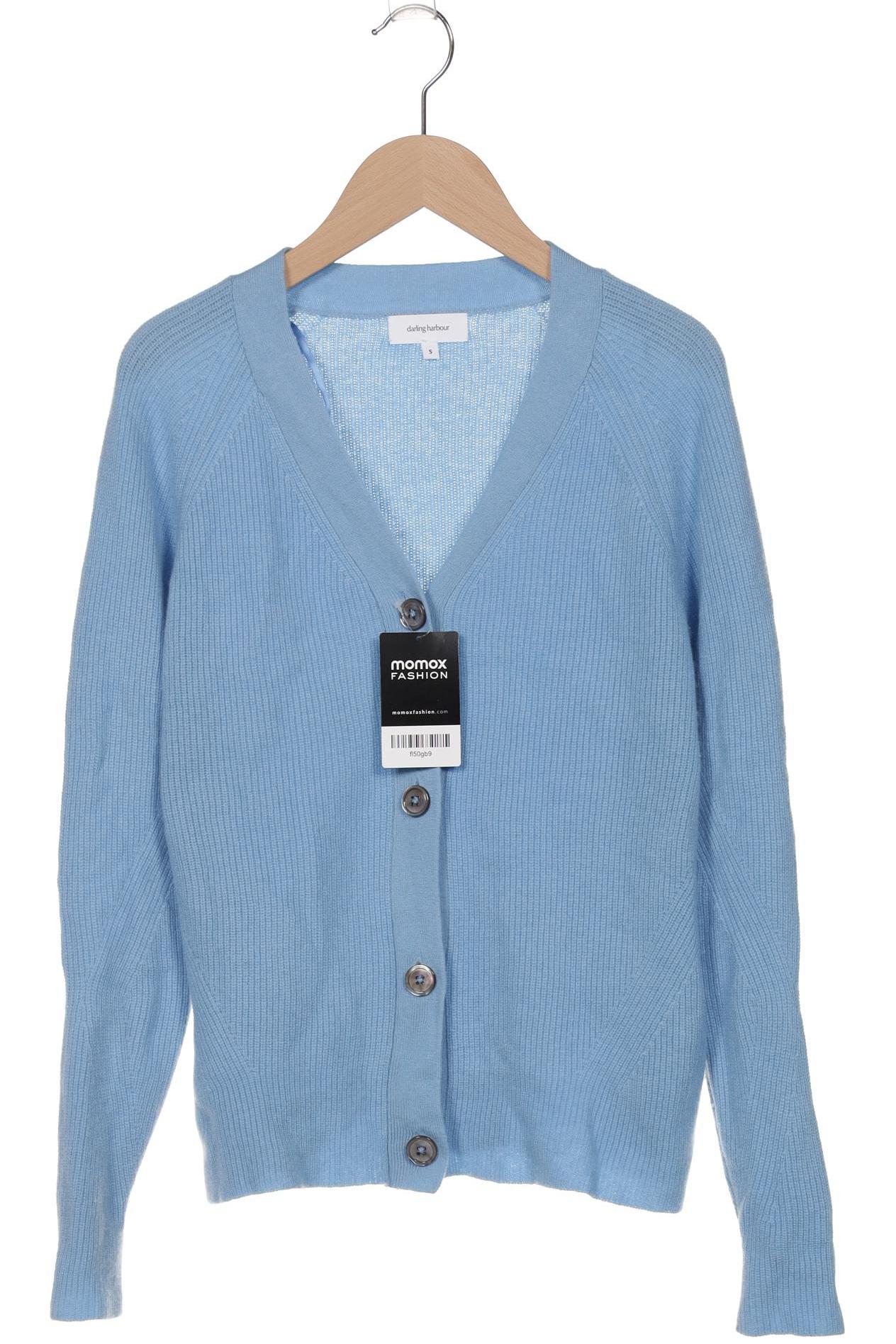 

darling harbour Damen Strickjacke, blau, Gr. 36