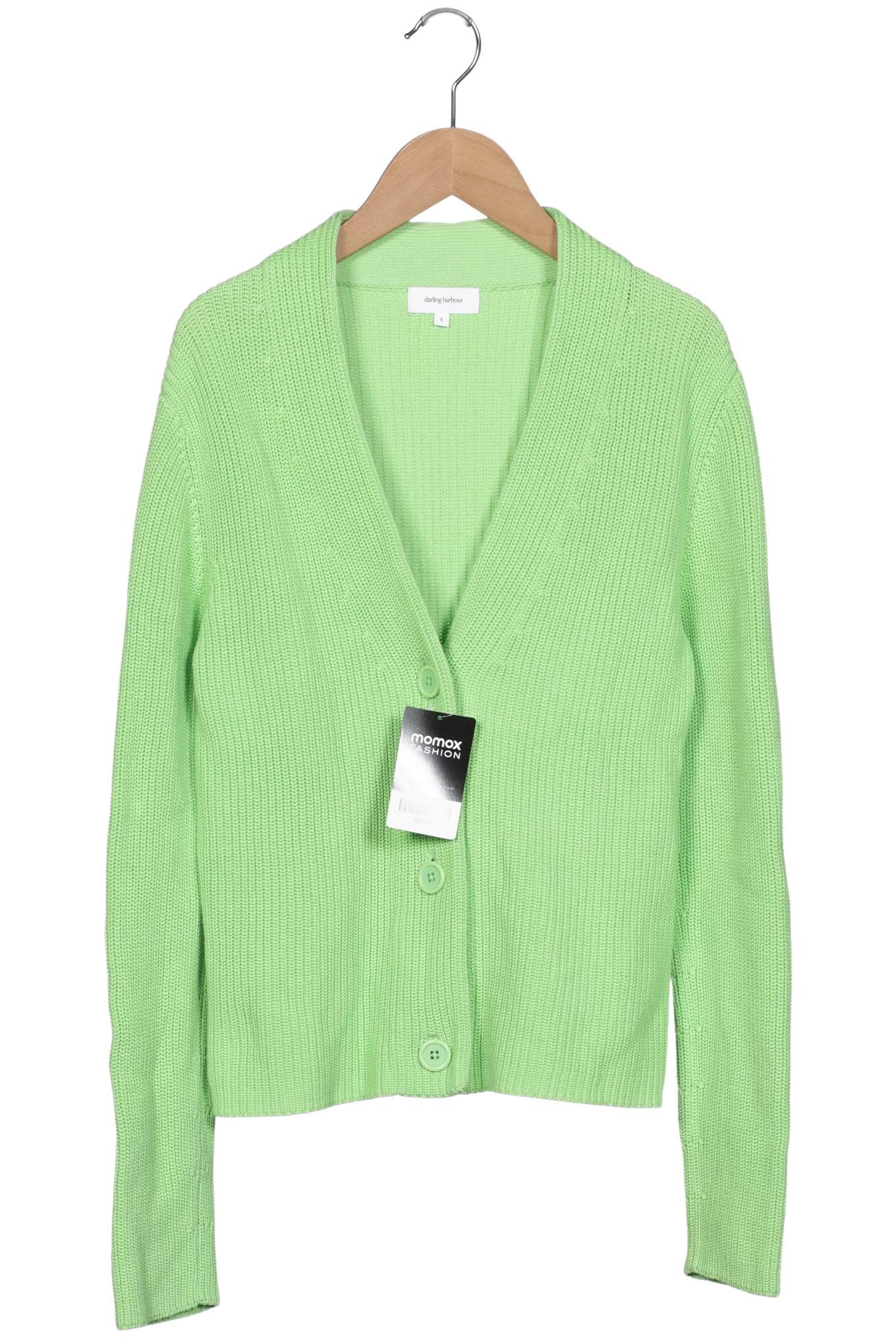 

darling harbour Damen Strickjacke, hellgrün, Gr. 36