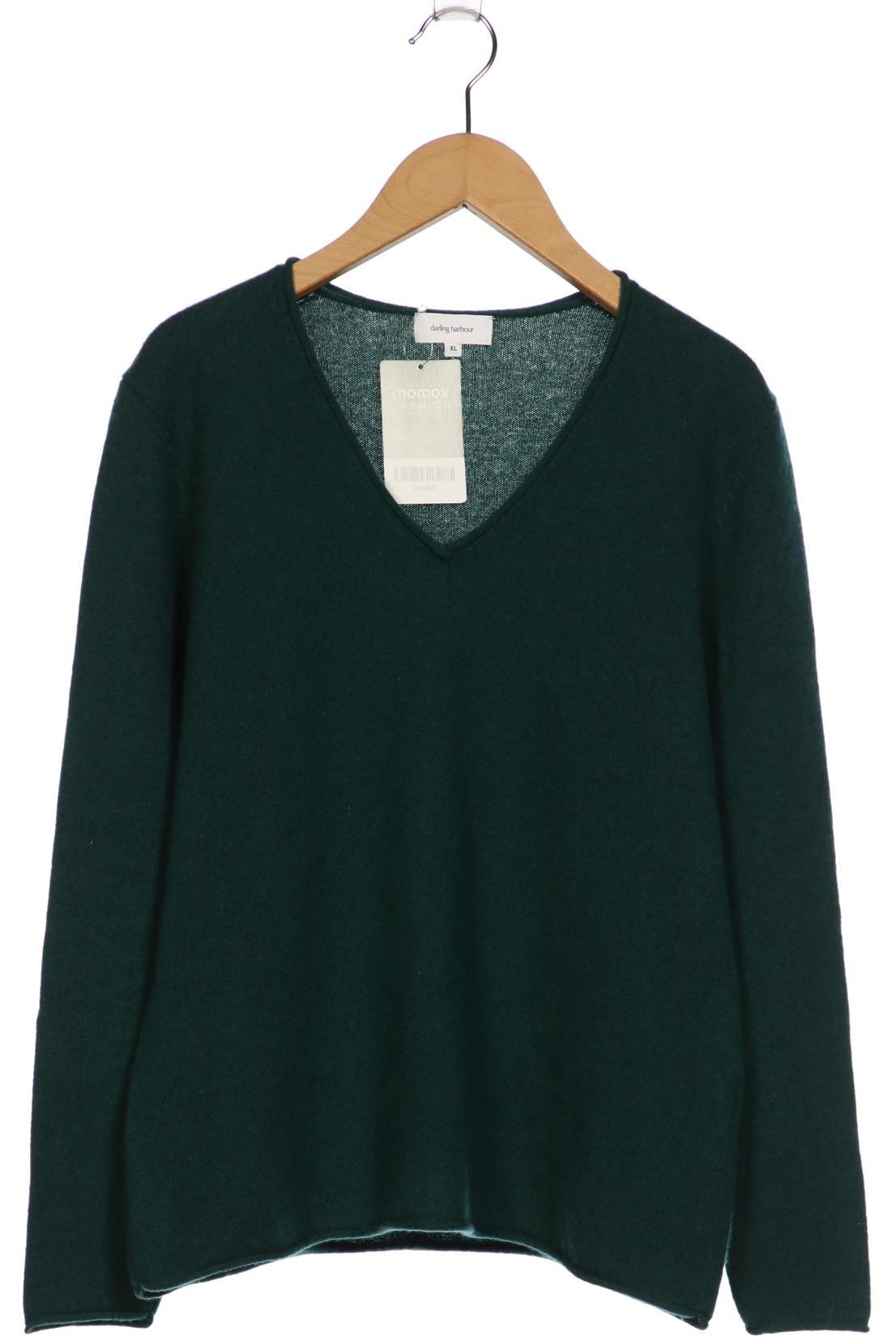 

darling harbour Damen Pullover, grün, Gr. 44