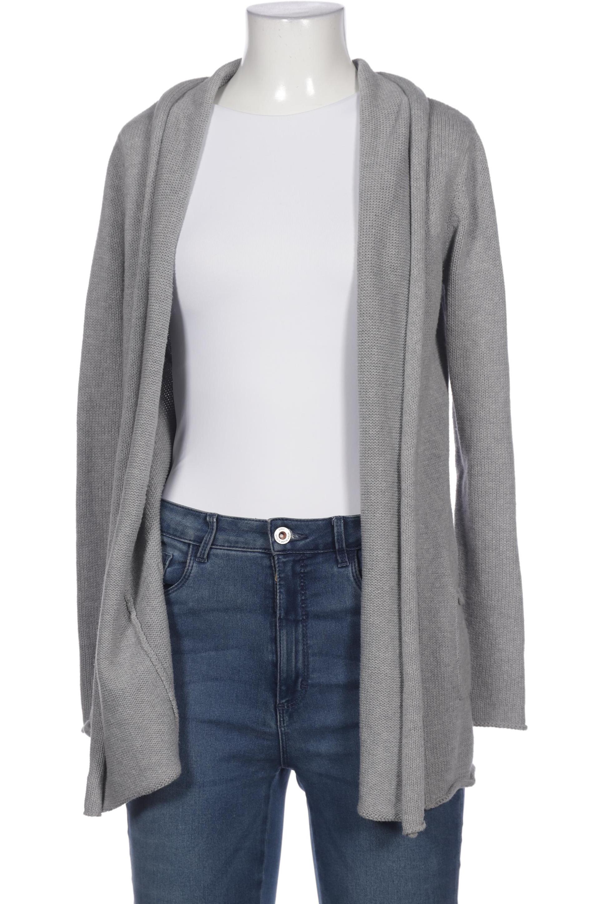 

darling harbour Damen Strickjacke, grau, Gr. 36