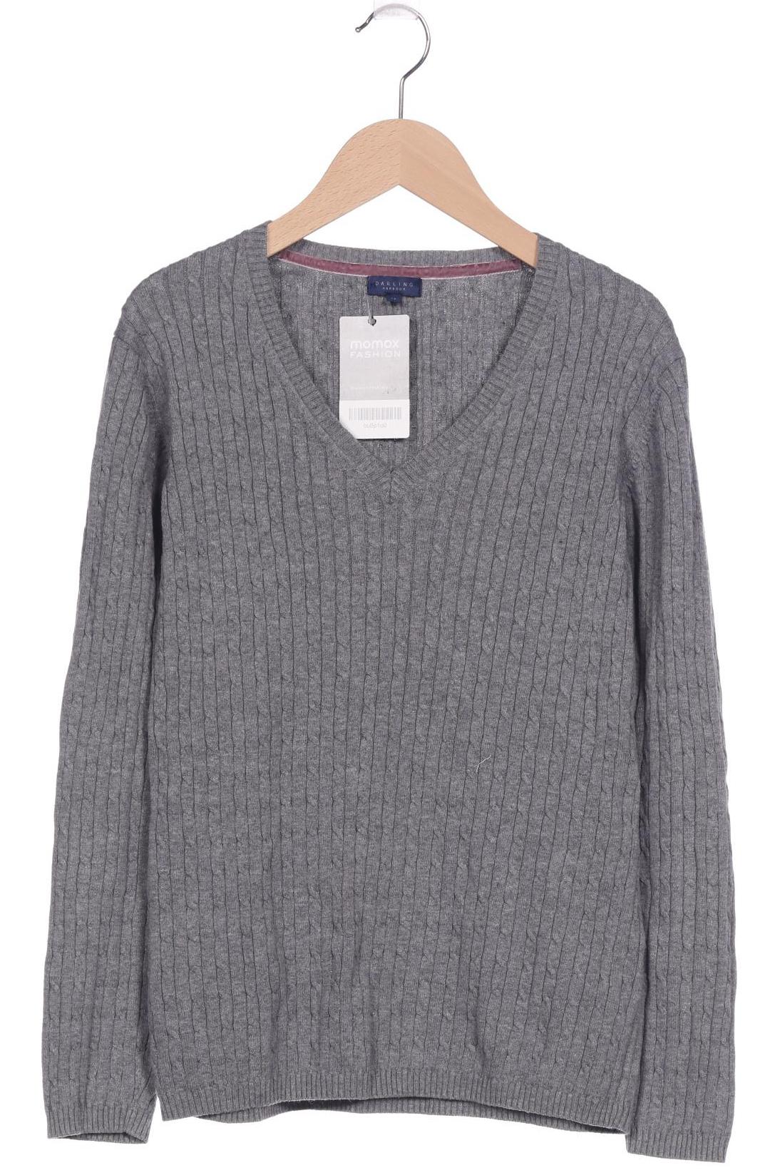 

darling harbour Damen Pullover, grau, Gr. 38