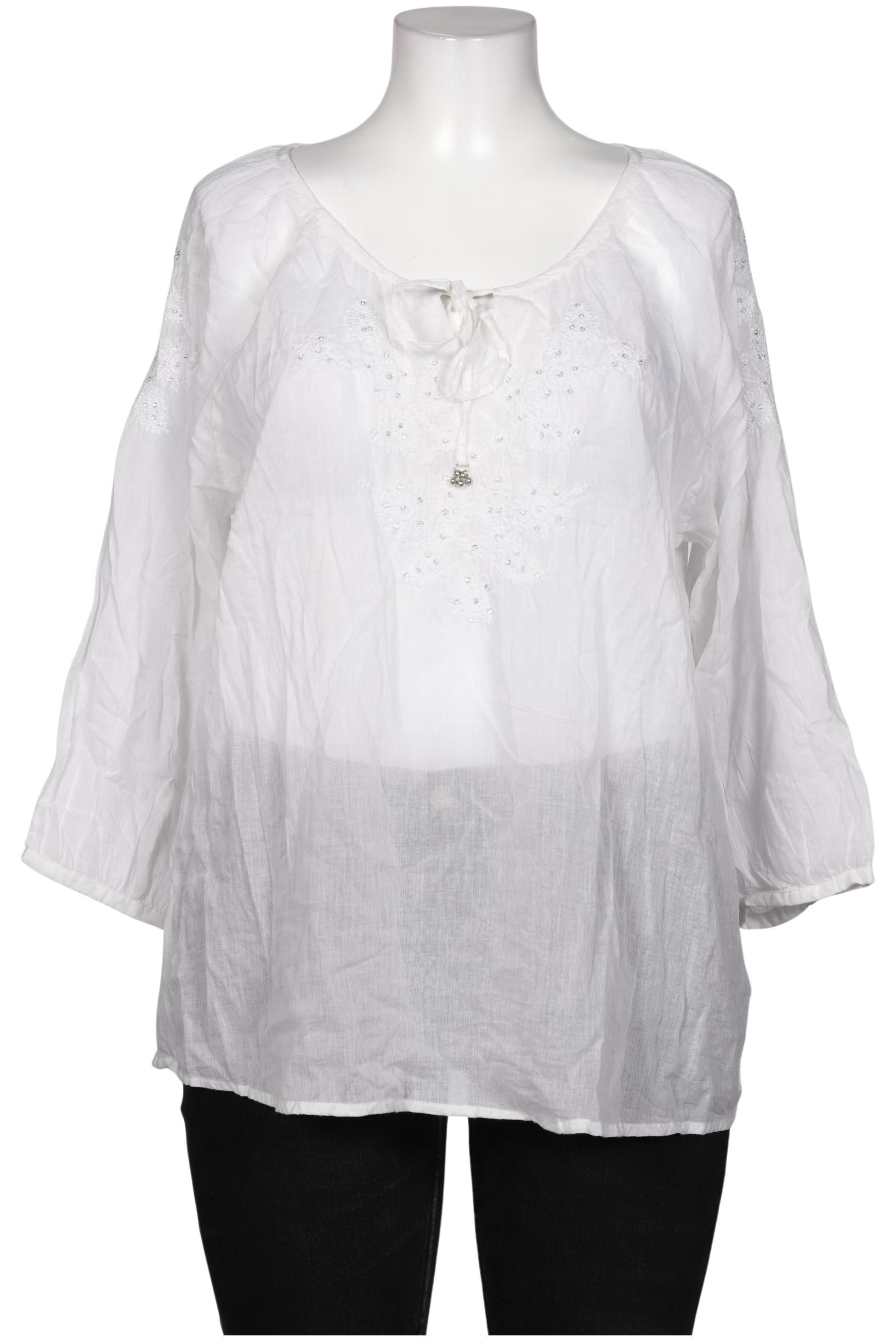 

darling harbour Damen Bluse, weiß, Gr. 46