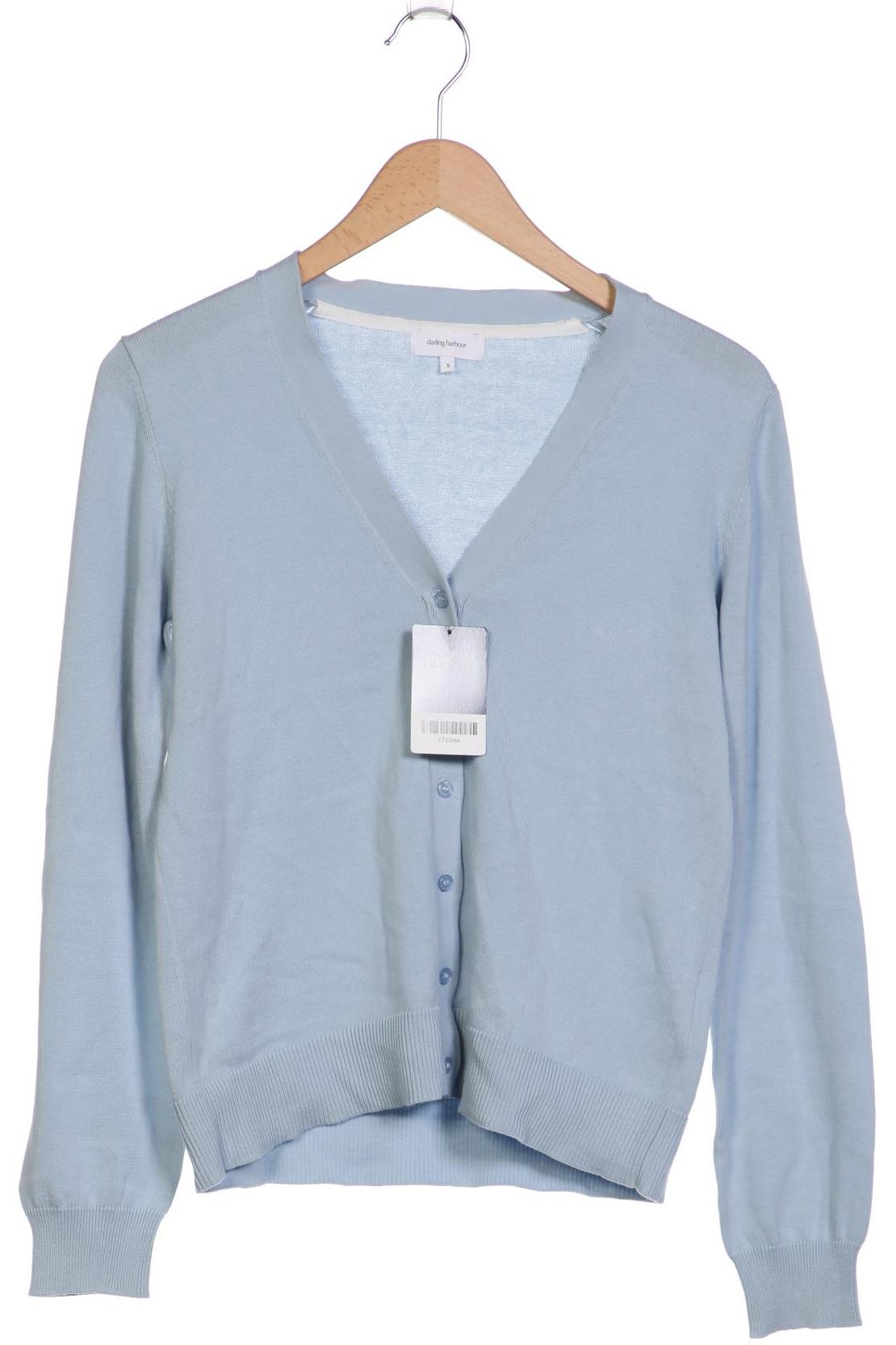 

darling harbour Damen Strickjacke, hellblau, Gr. 36
