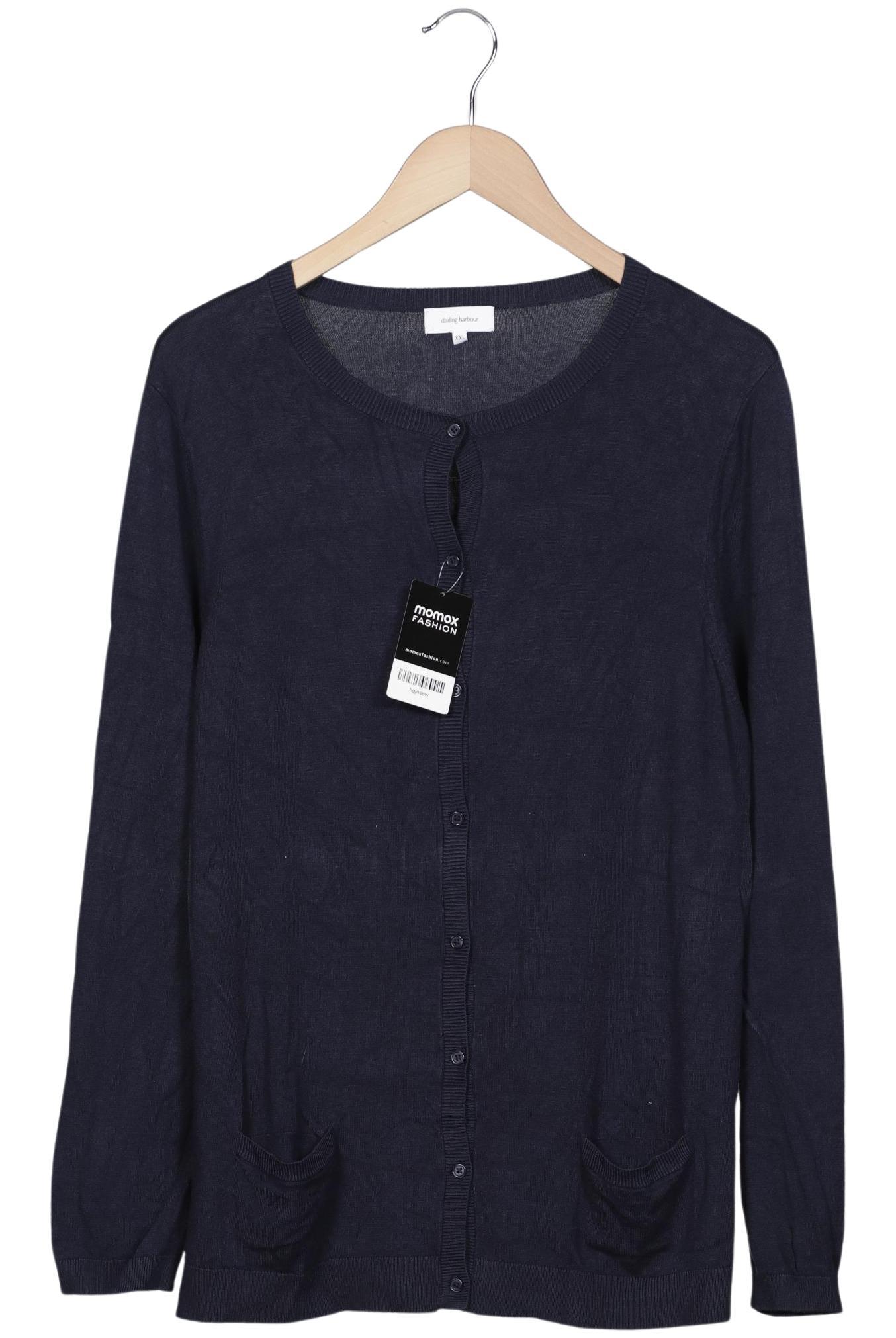 

darling harbour Damen Strickjacke, marineblau, Gr. 46