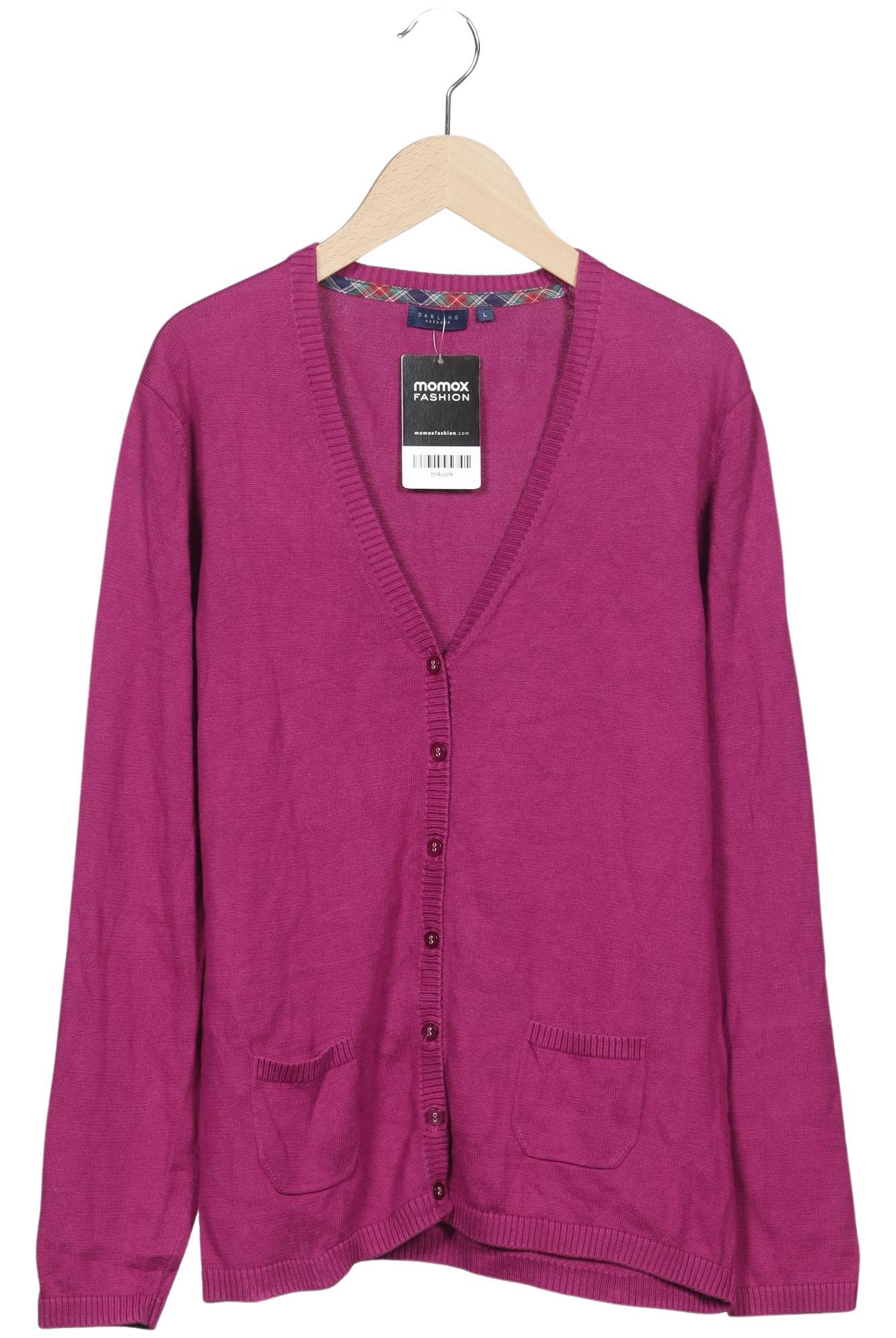 

darling harbour Damen Strickjacke, flieder, Gr. 42