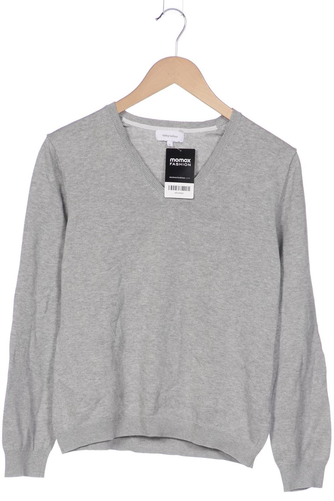 

darling harbour Damen Pullover, grau, Gr. 42