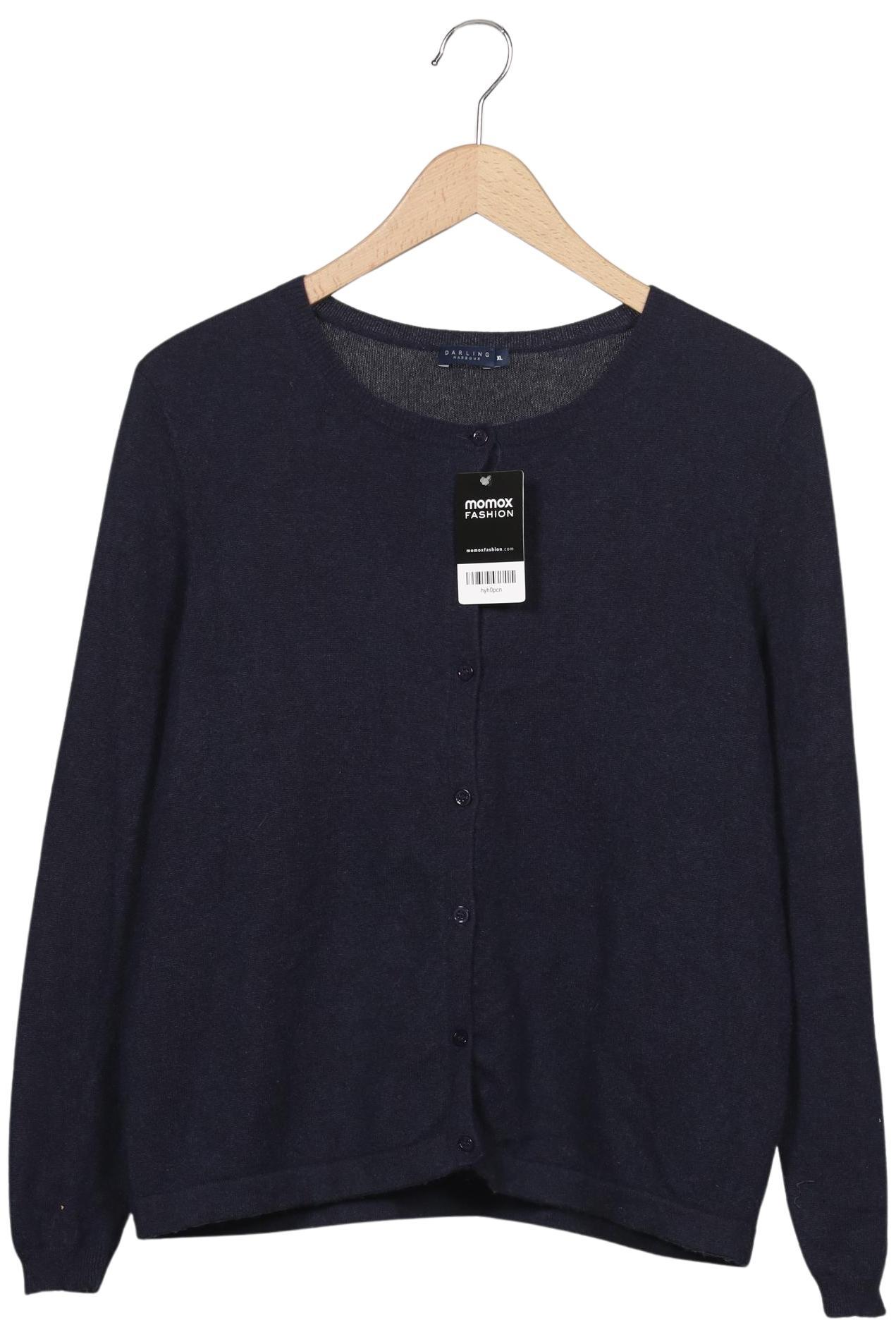 

darling harbour Damen Strickjacke, marineblau, Gr. 44