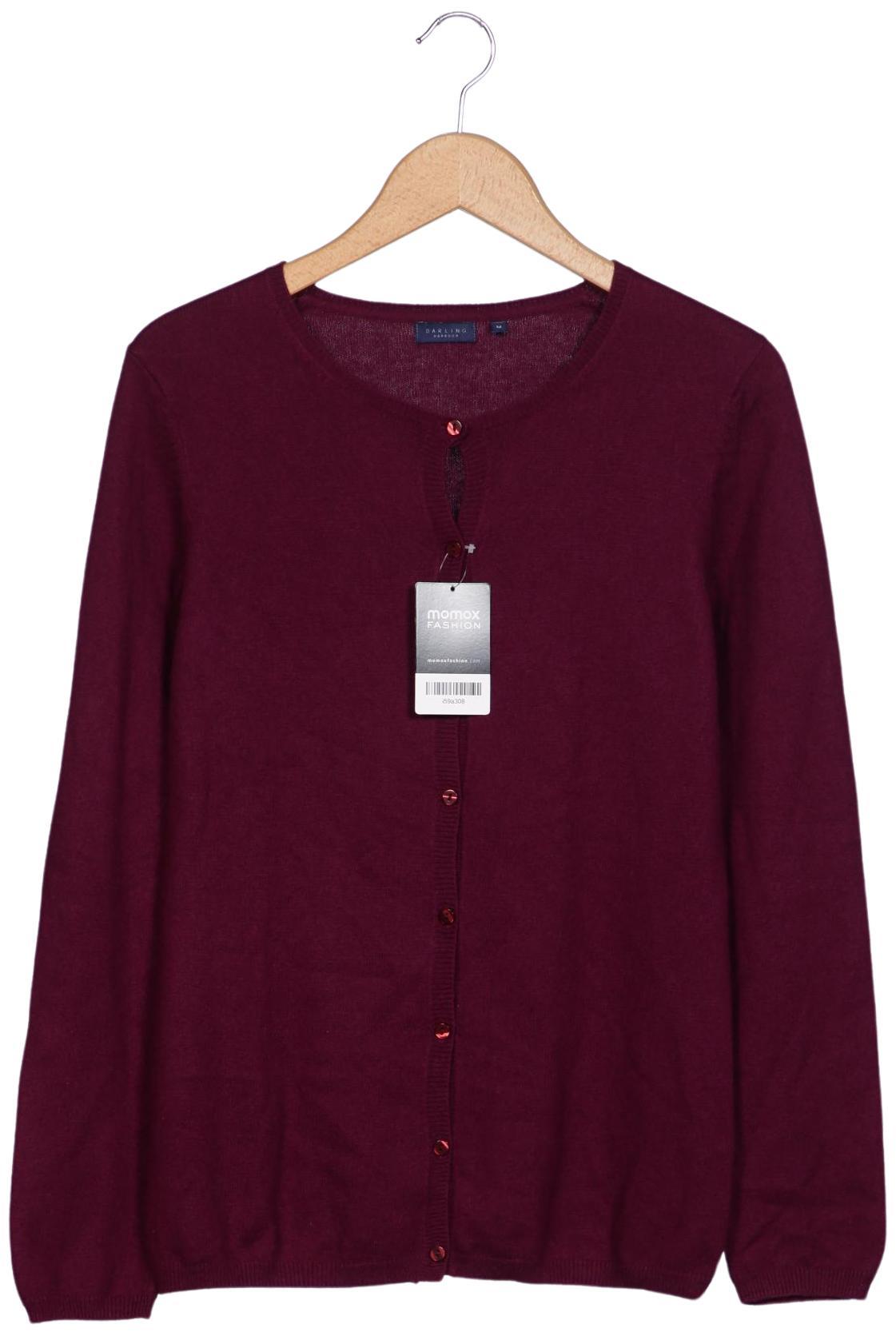

darling harbour Damen Strickjacke, bordeaux, Gr. 38