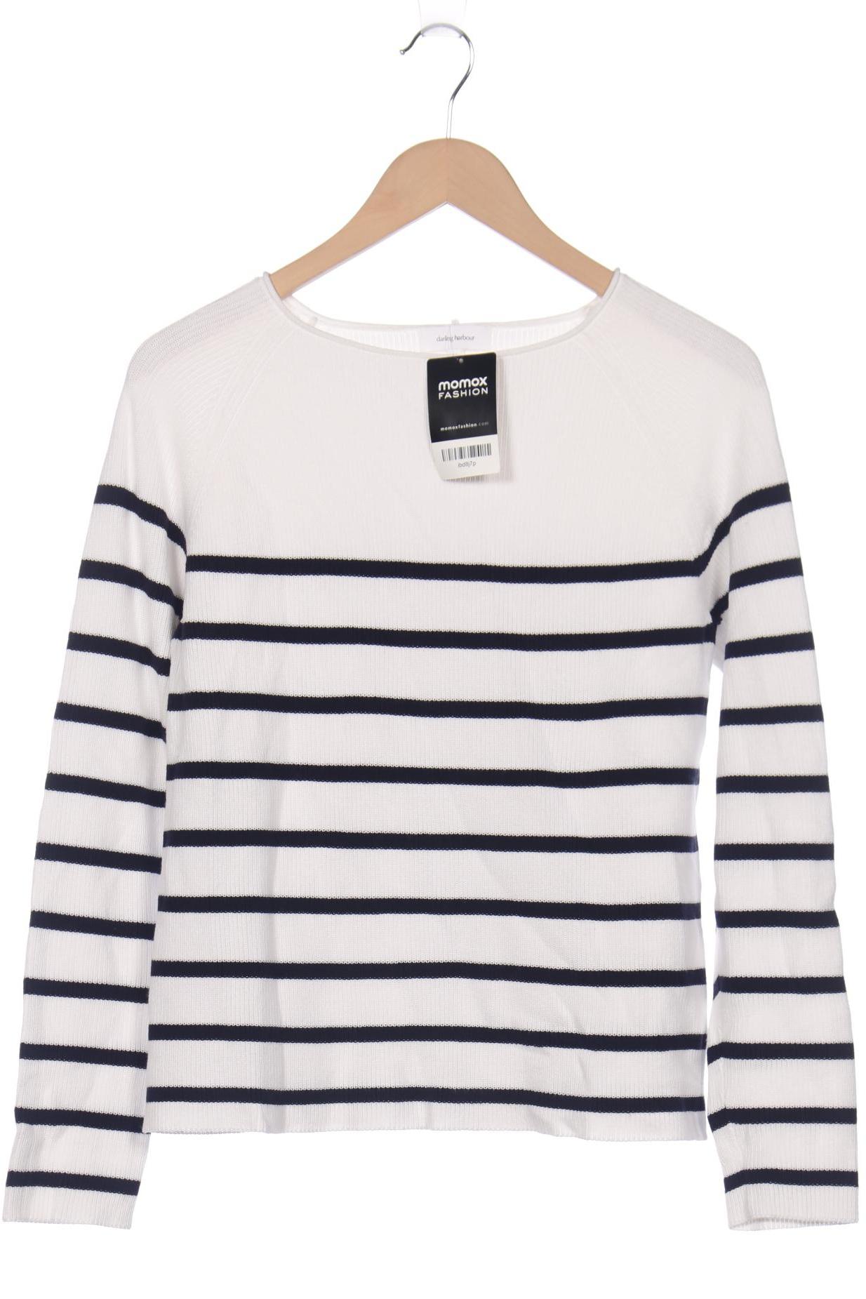 

darling harbour Damen Pullover, weiß