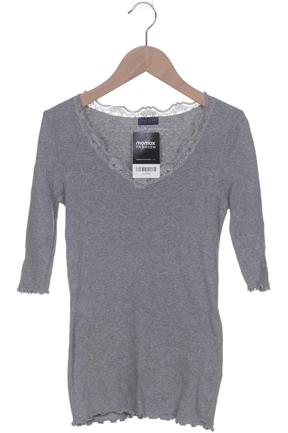 

darling harbour Damen Langarmshirt, grau, Gr. 36