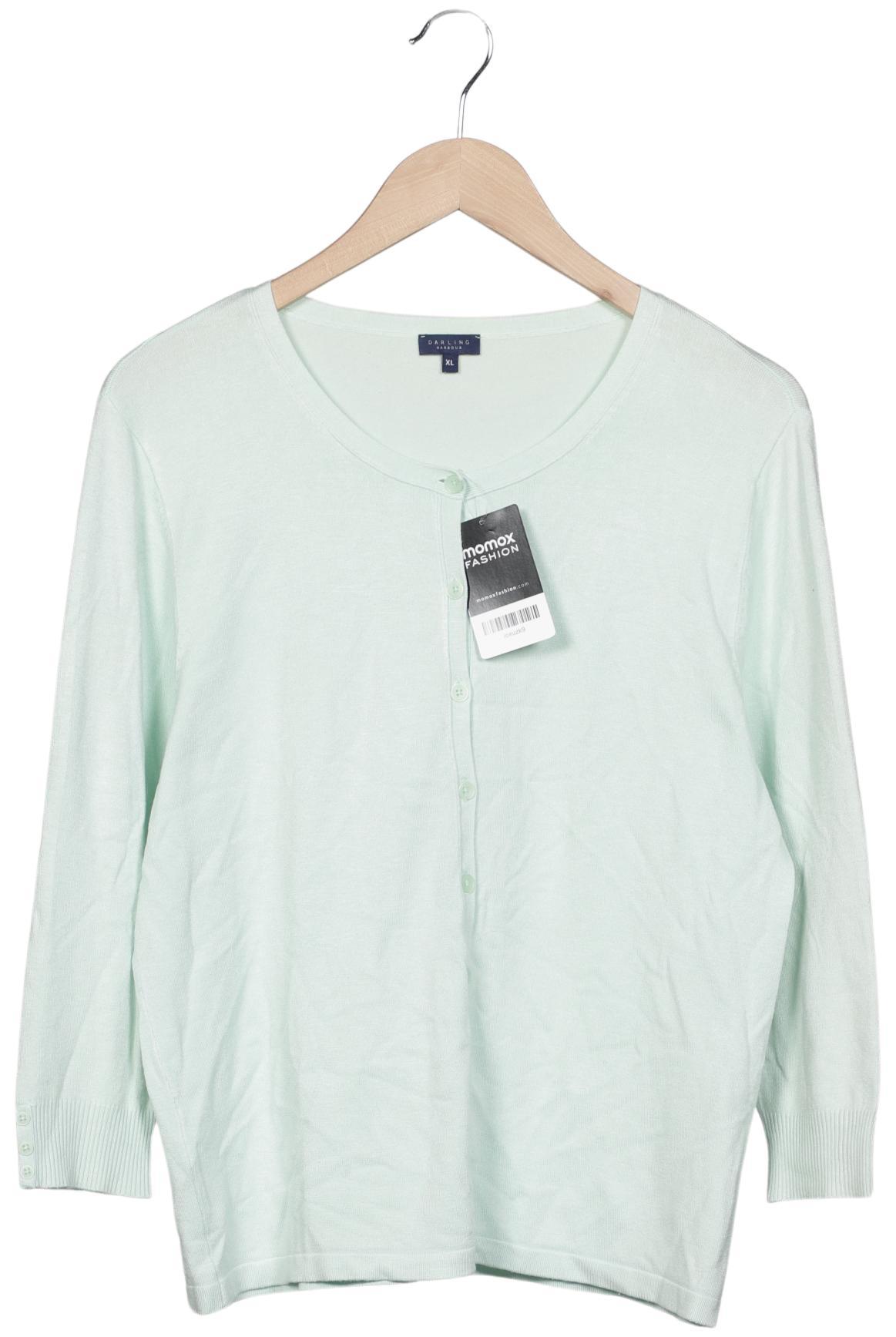 

darling harbour Damen Strickjacke, hellgrün, Gr. 44