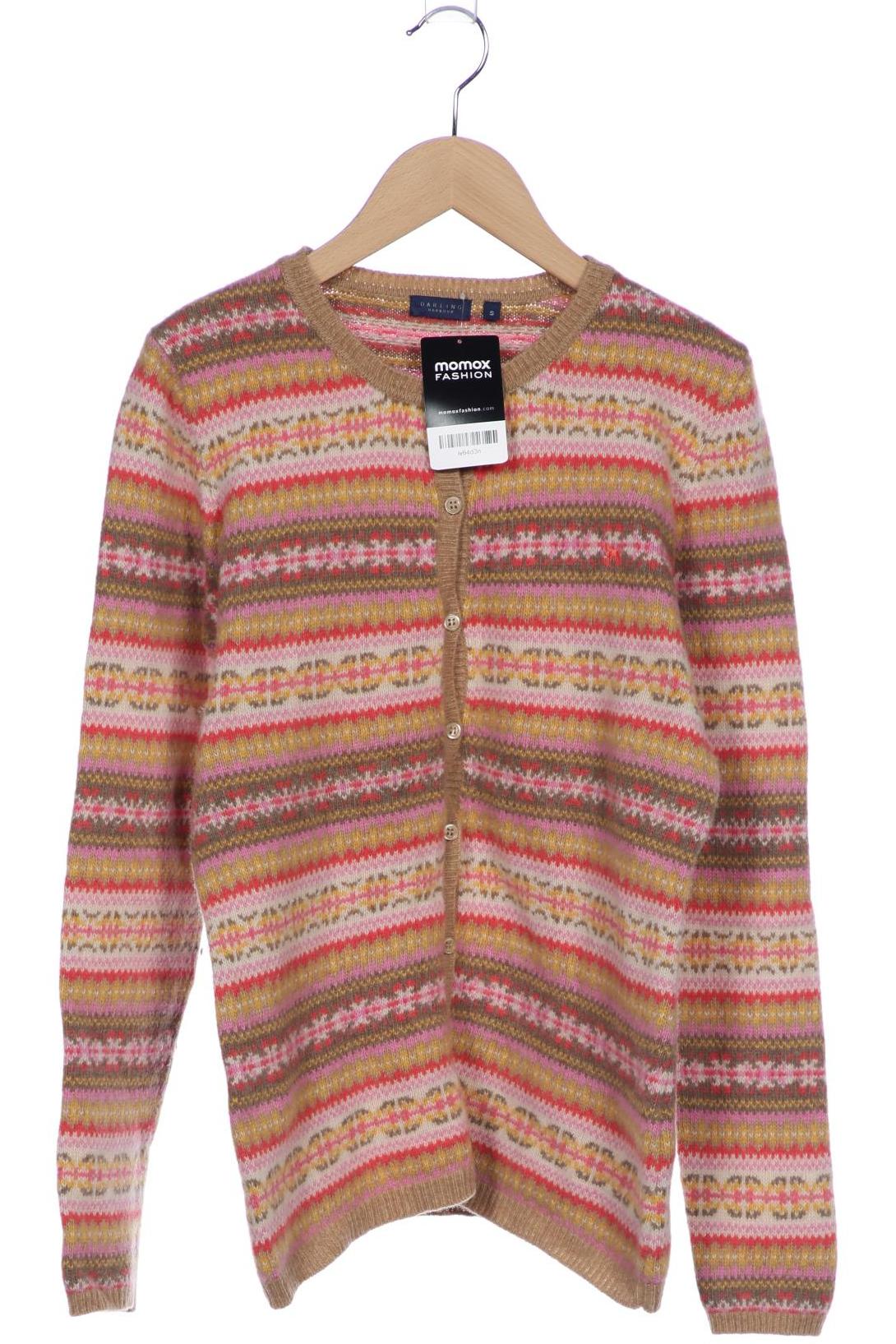 

darling harbour Damen Strickjacke, beige, Gr. 36
