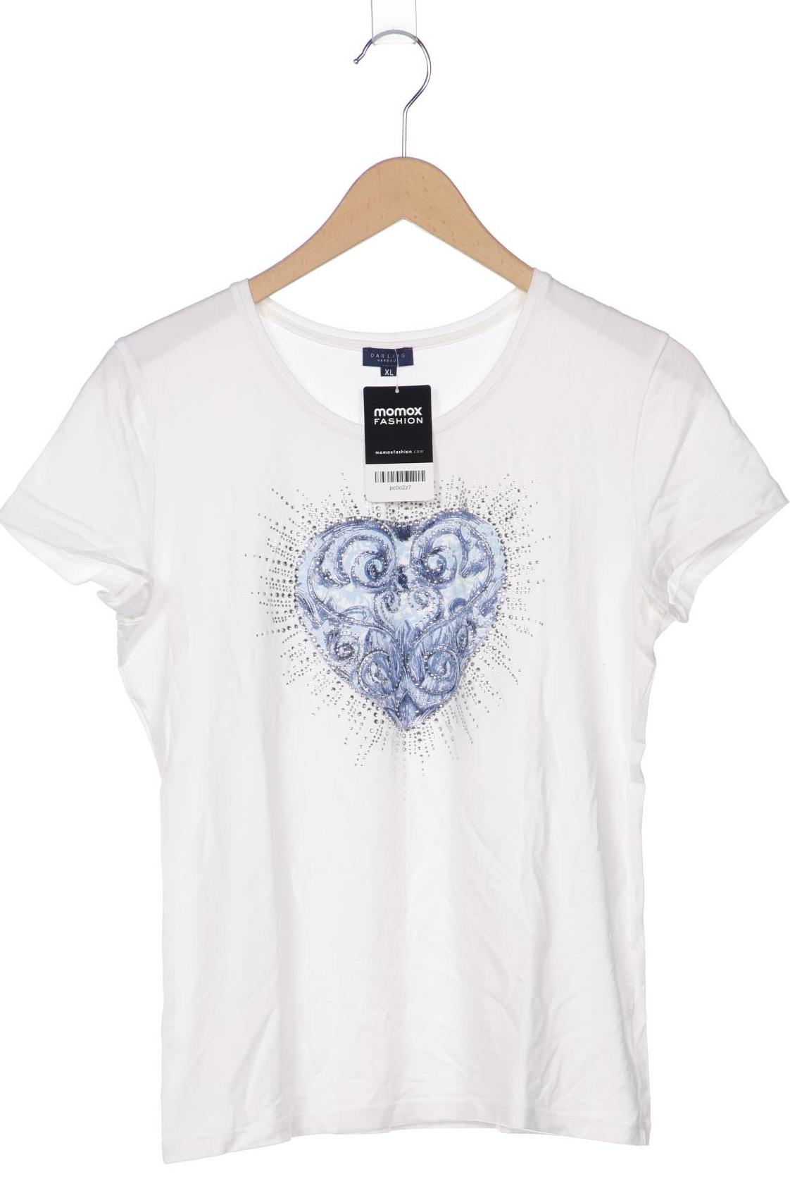 

darling harbour Damen T-Shirt, weiß, Gr. 44